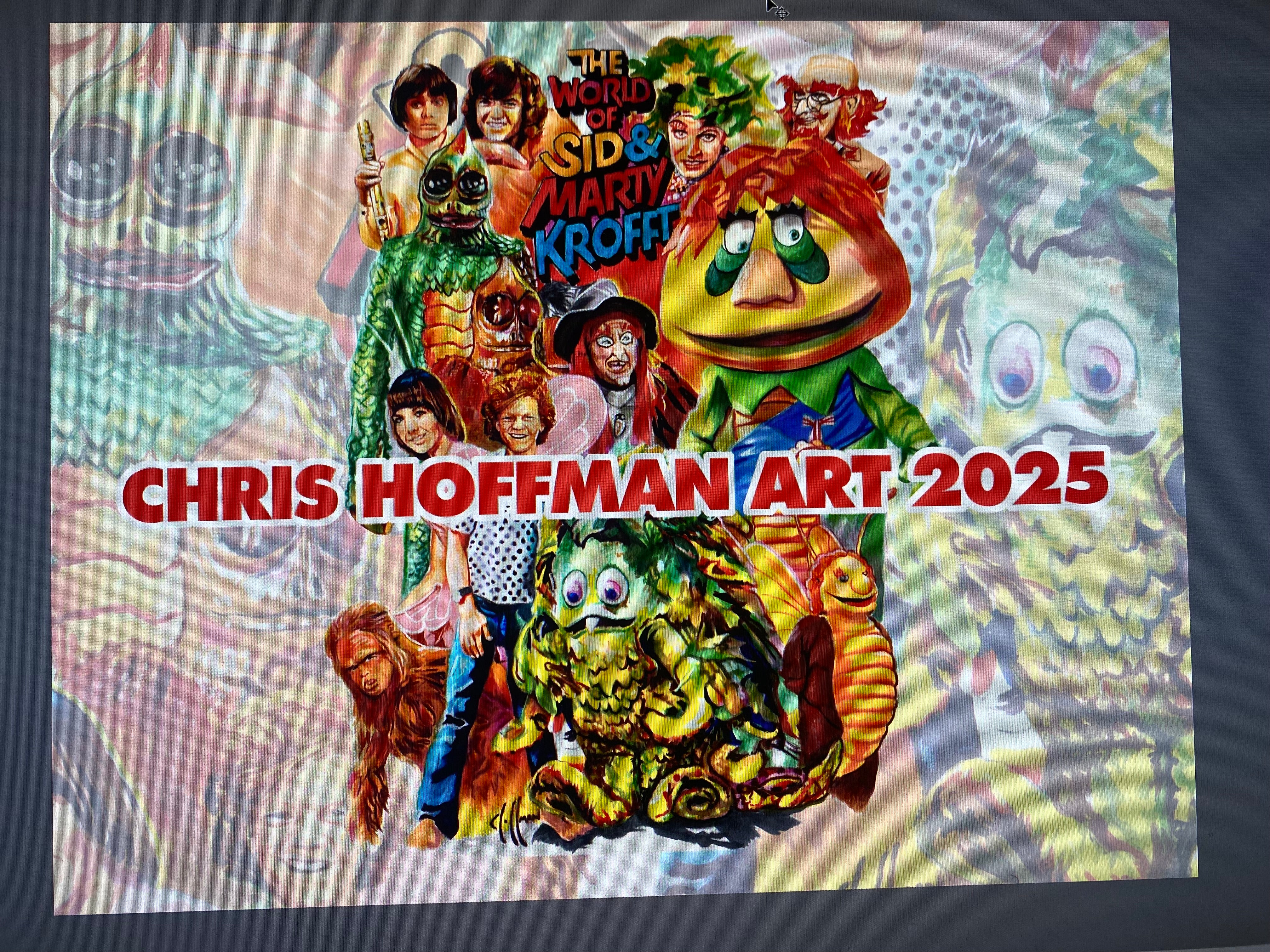 Chris Hoffman Art Calendar 2025 (television and movies)
