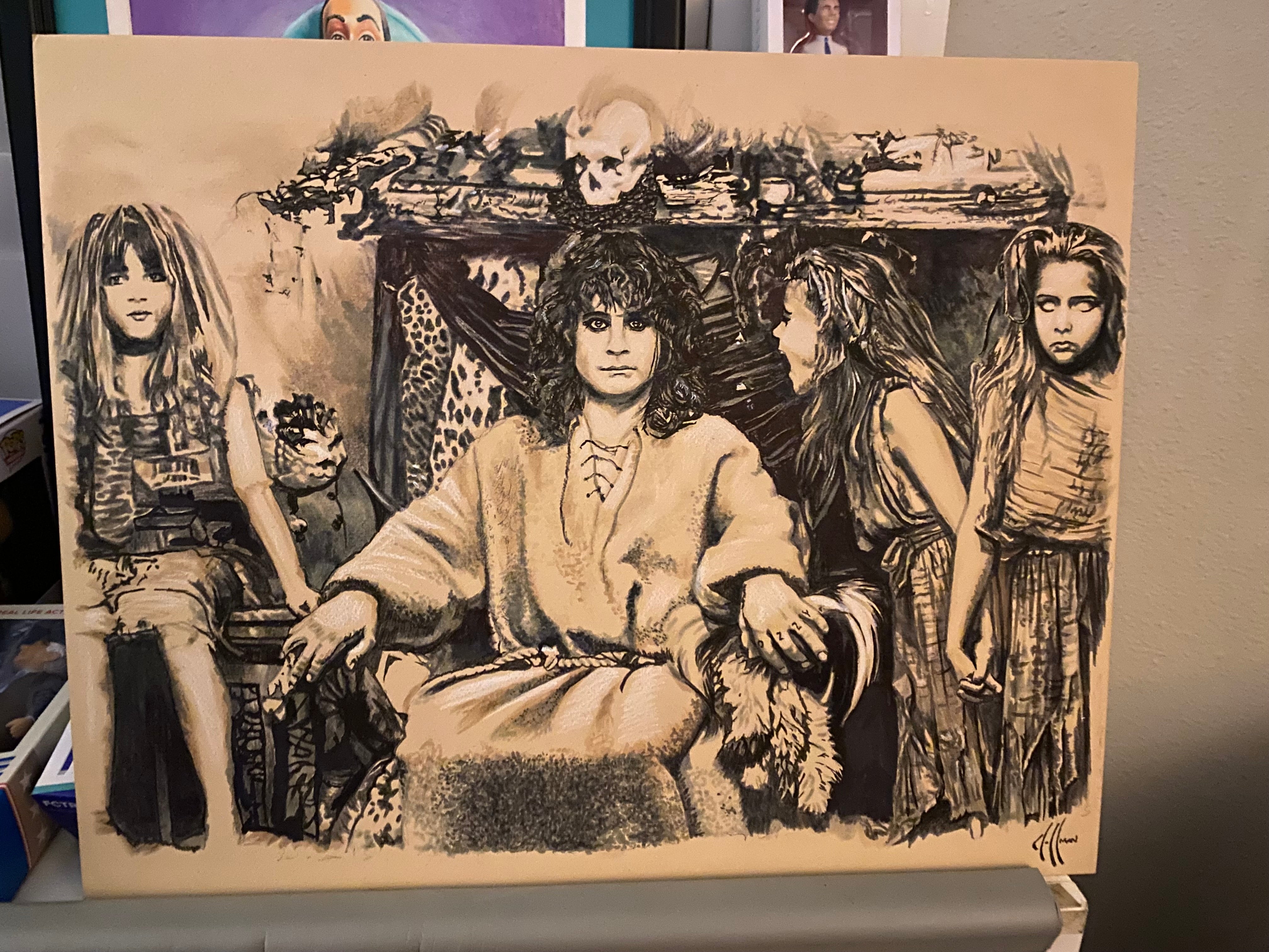 Ozzy Crazy Babies Wall Art