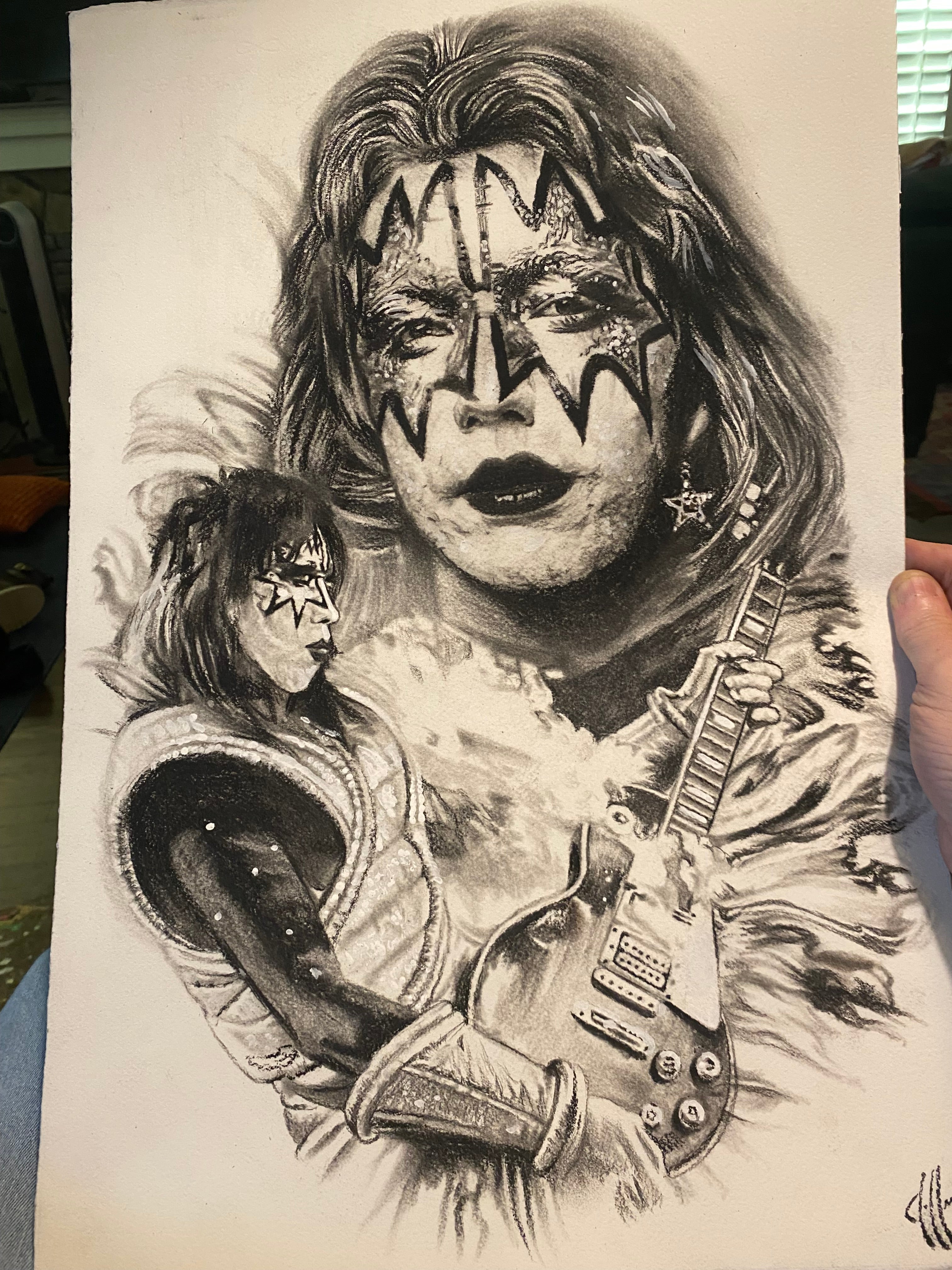 Ace Charcoal Wall Art