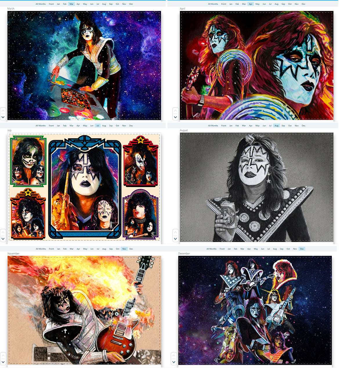 Chris Hoffman Art 2026 Calendar Special Edition Ace