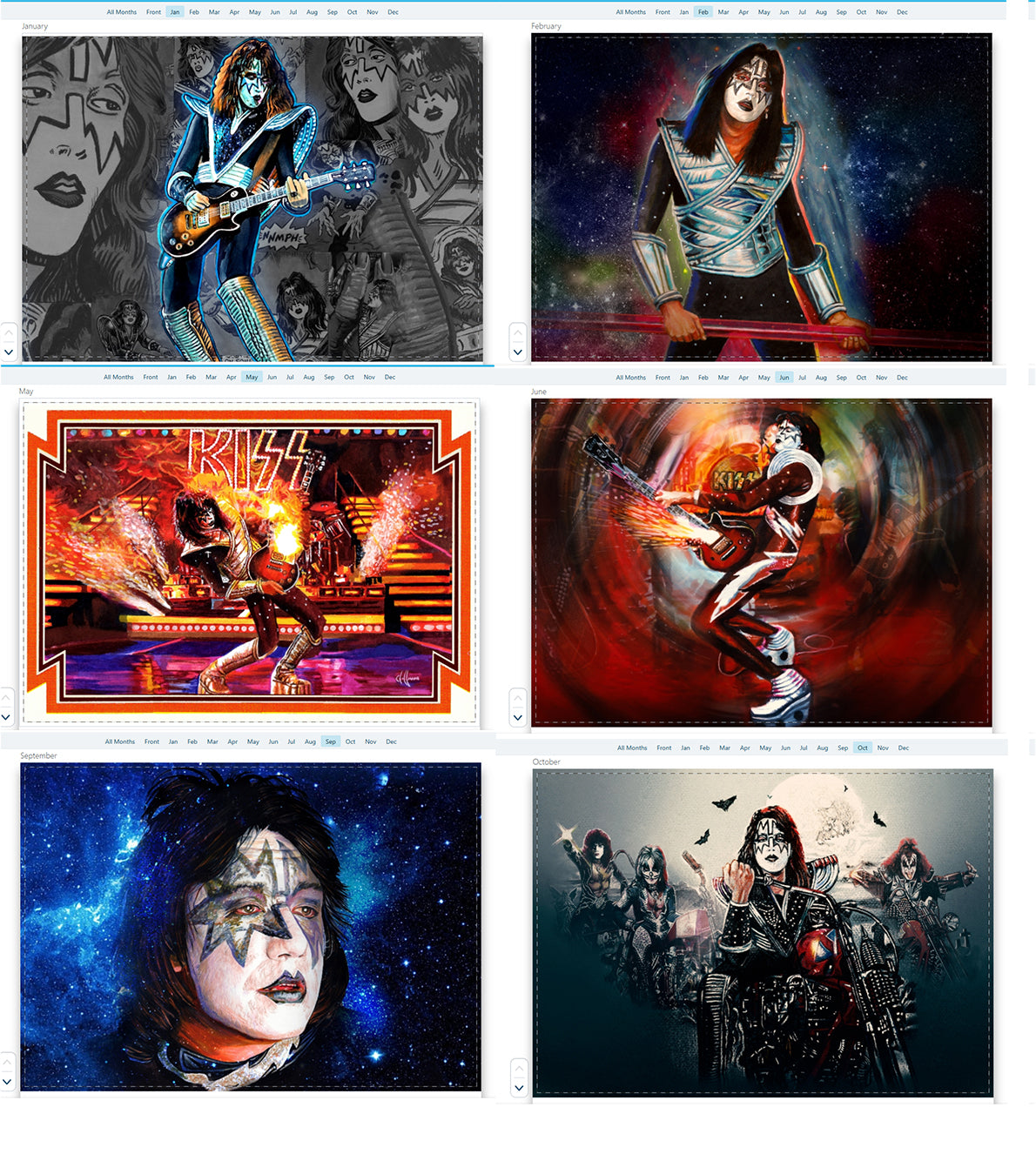 Chris Hoffman Art 2026 Calendar Special Edition Ace