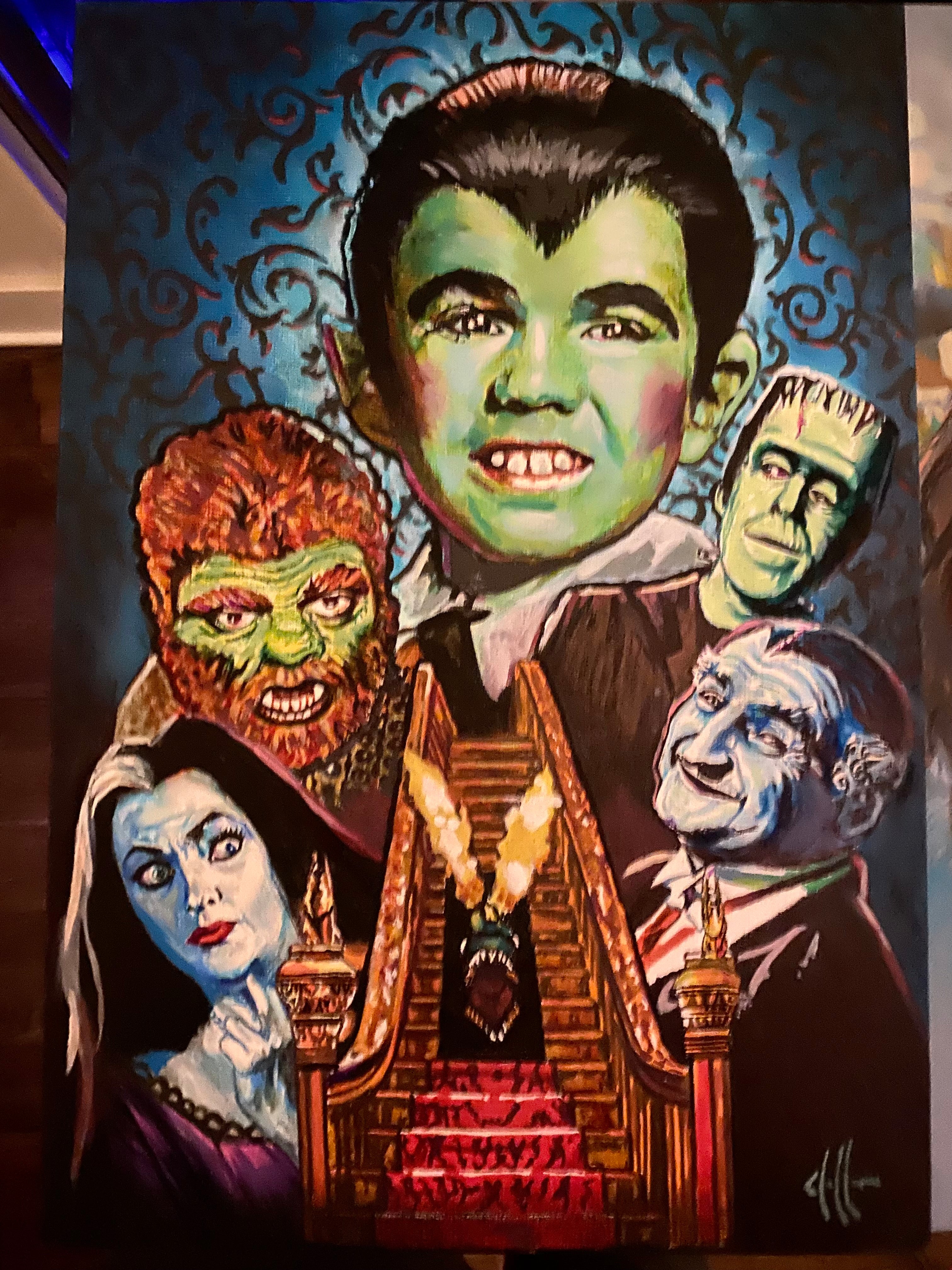 Eddie and the Munsters Wall Art