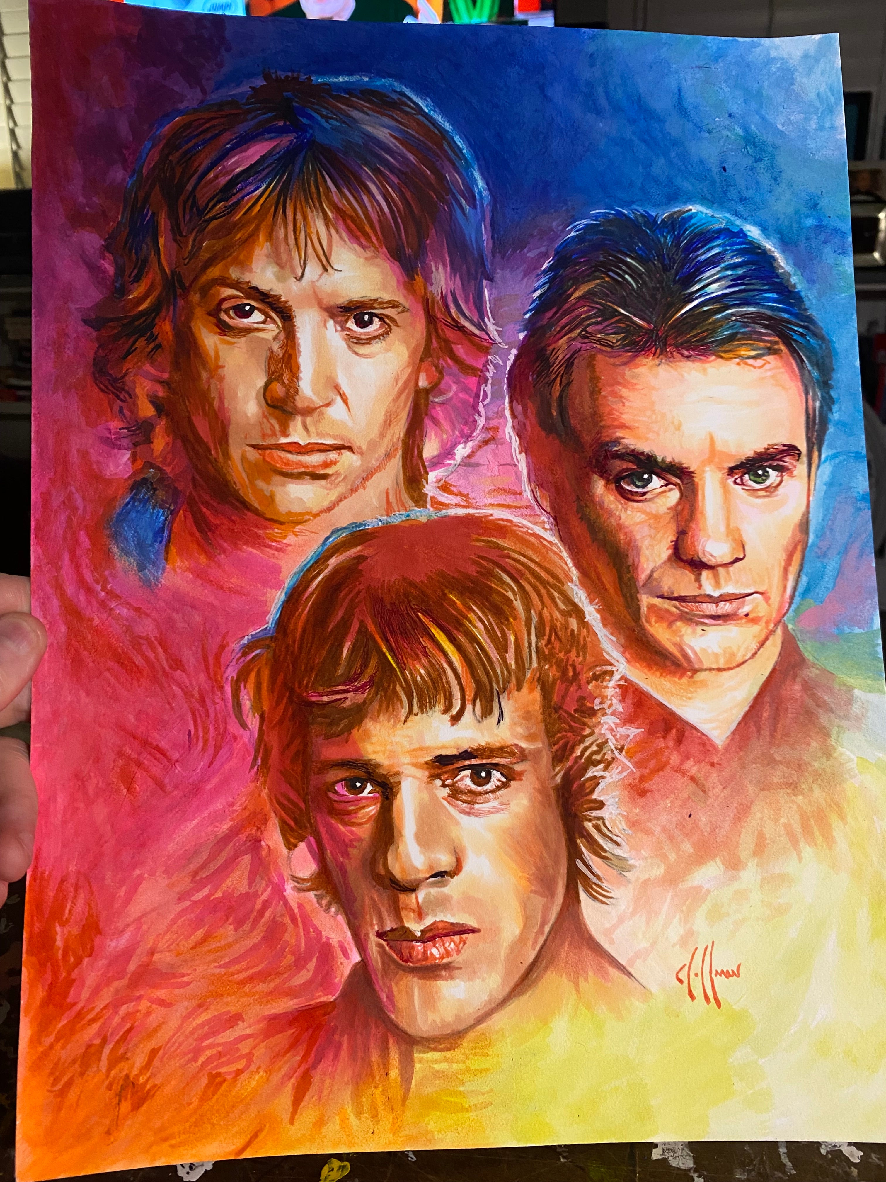 The Police Watercolor Wall Art