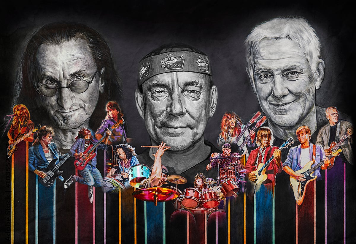 Rush Collage Wall Art