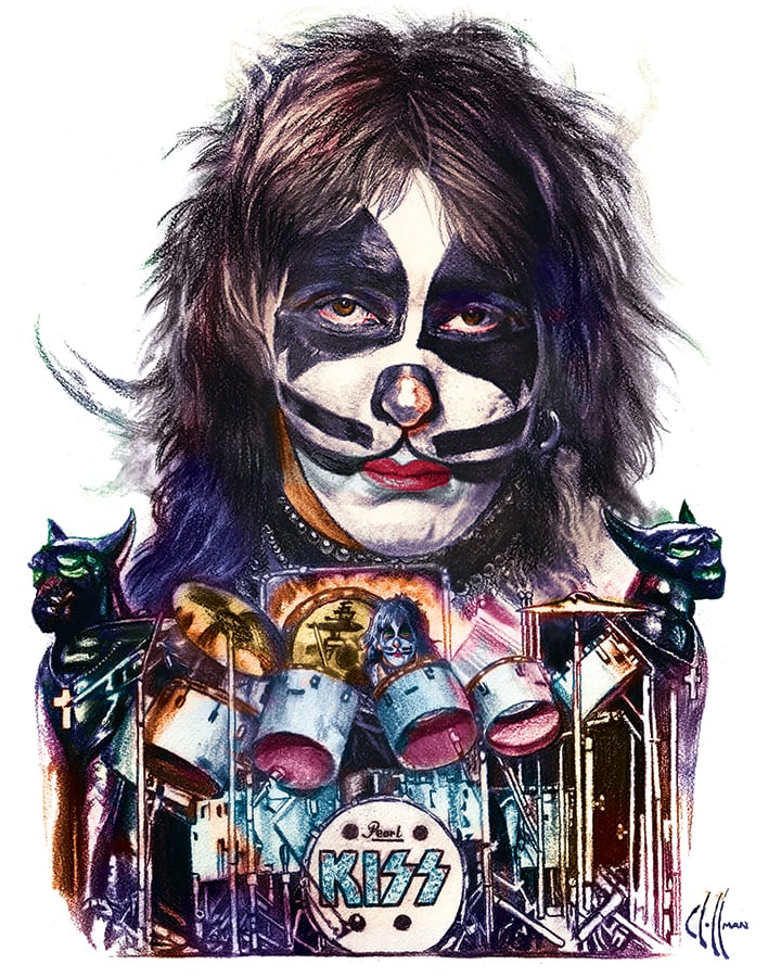 Peter Charcoal Color Wall Art