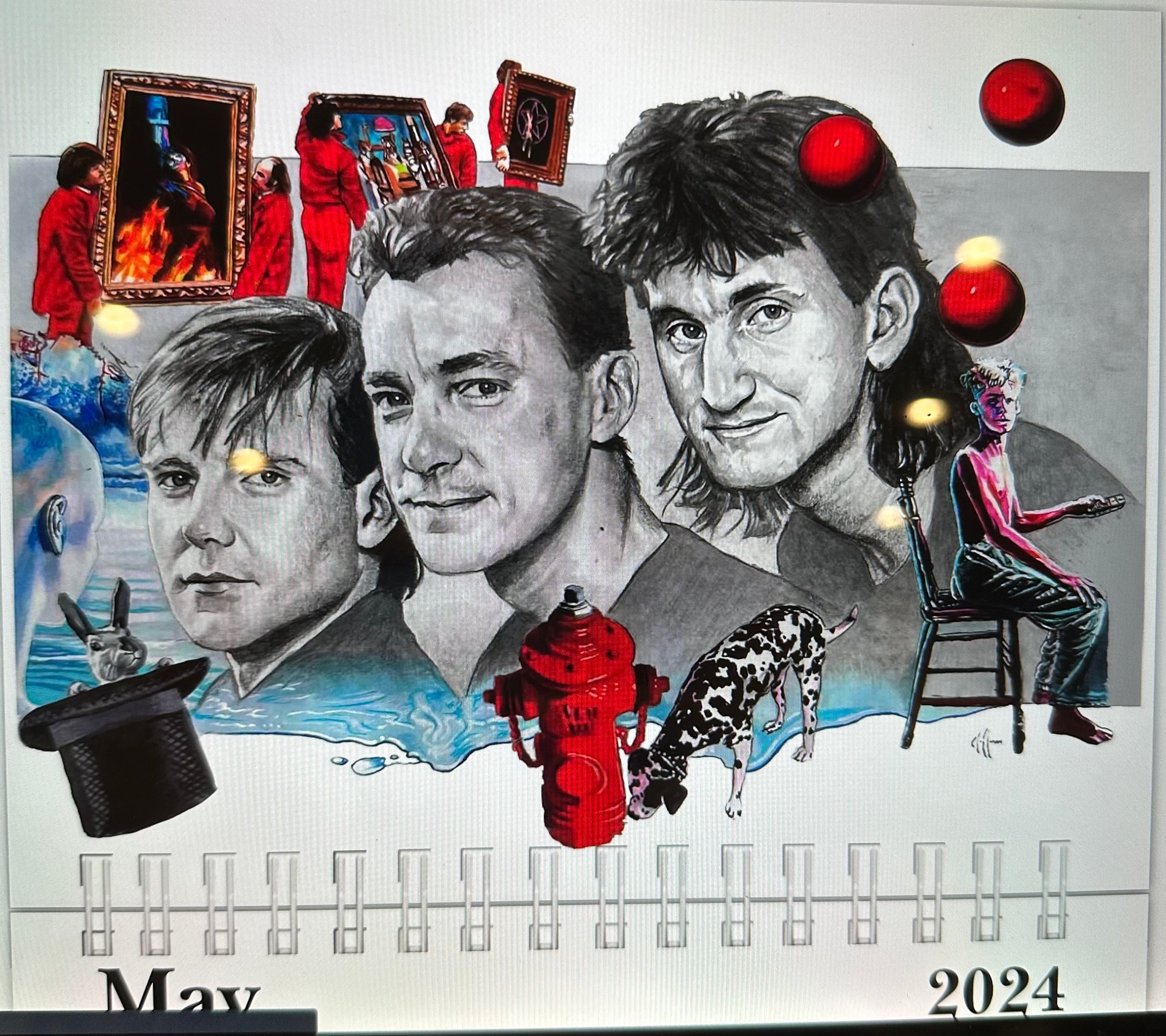 Rush 2024 Calendar Art