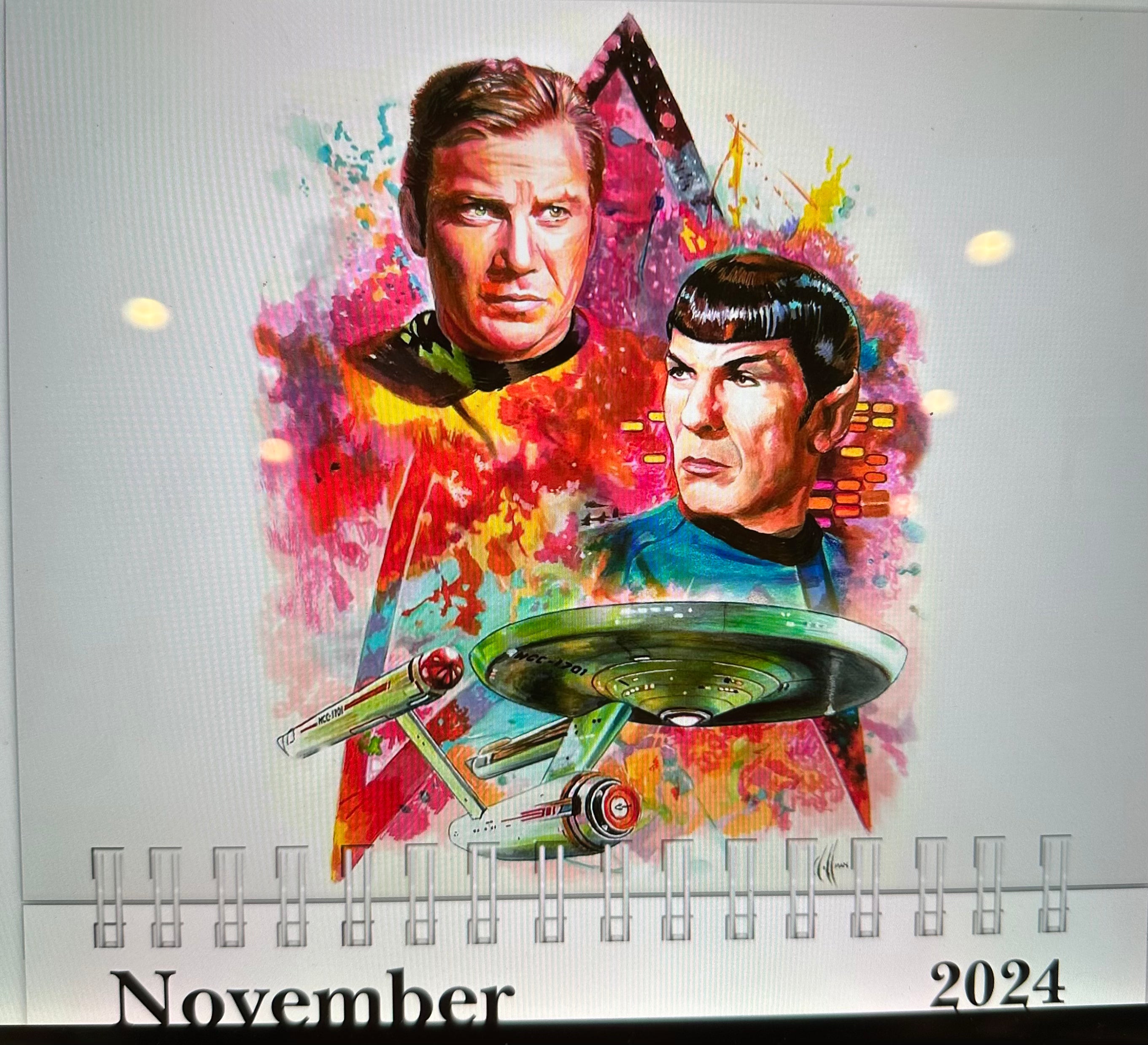 Star Trek 2024 Calendar Art