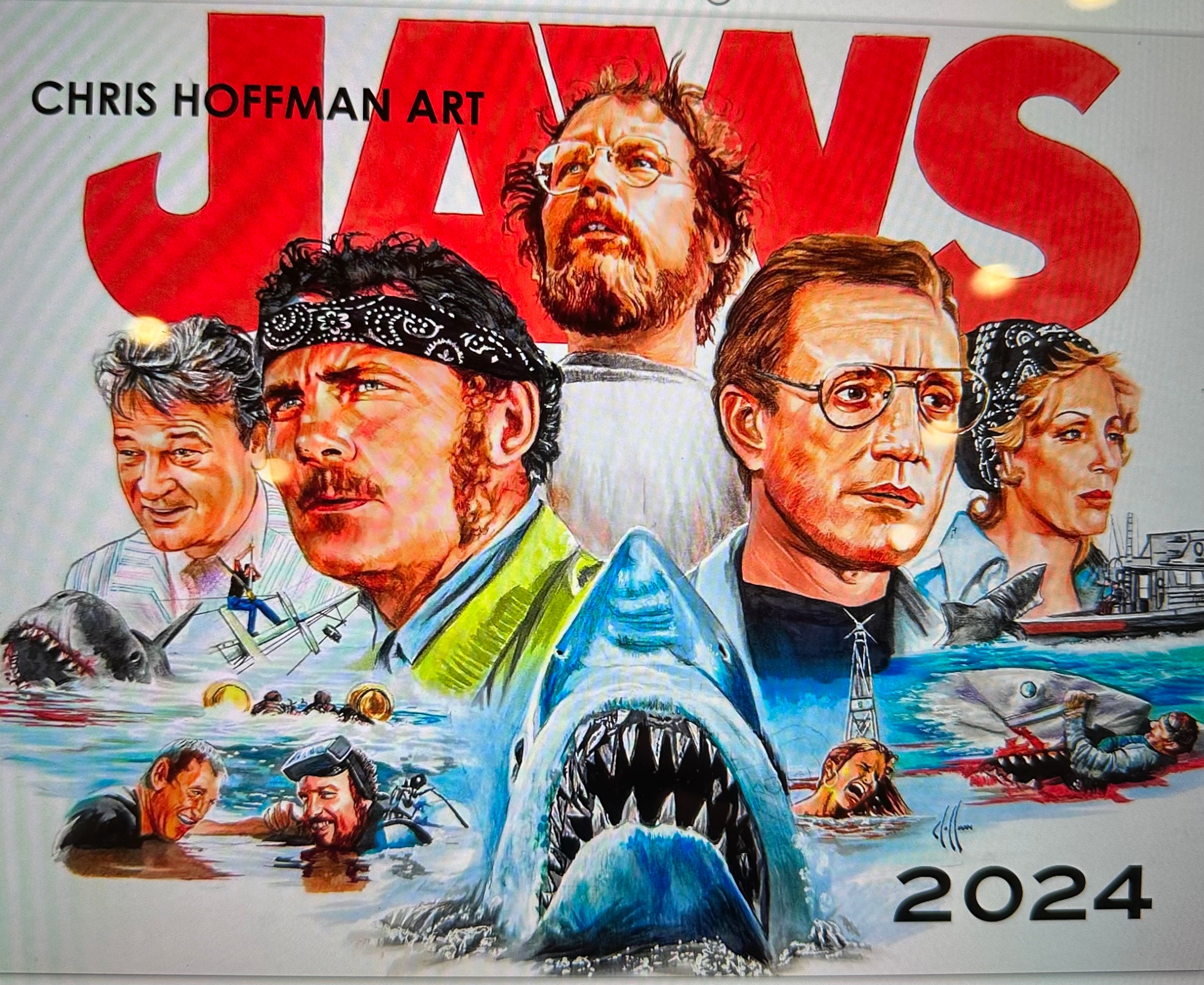 Jaws 2024 Calendar Art Cover