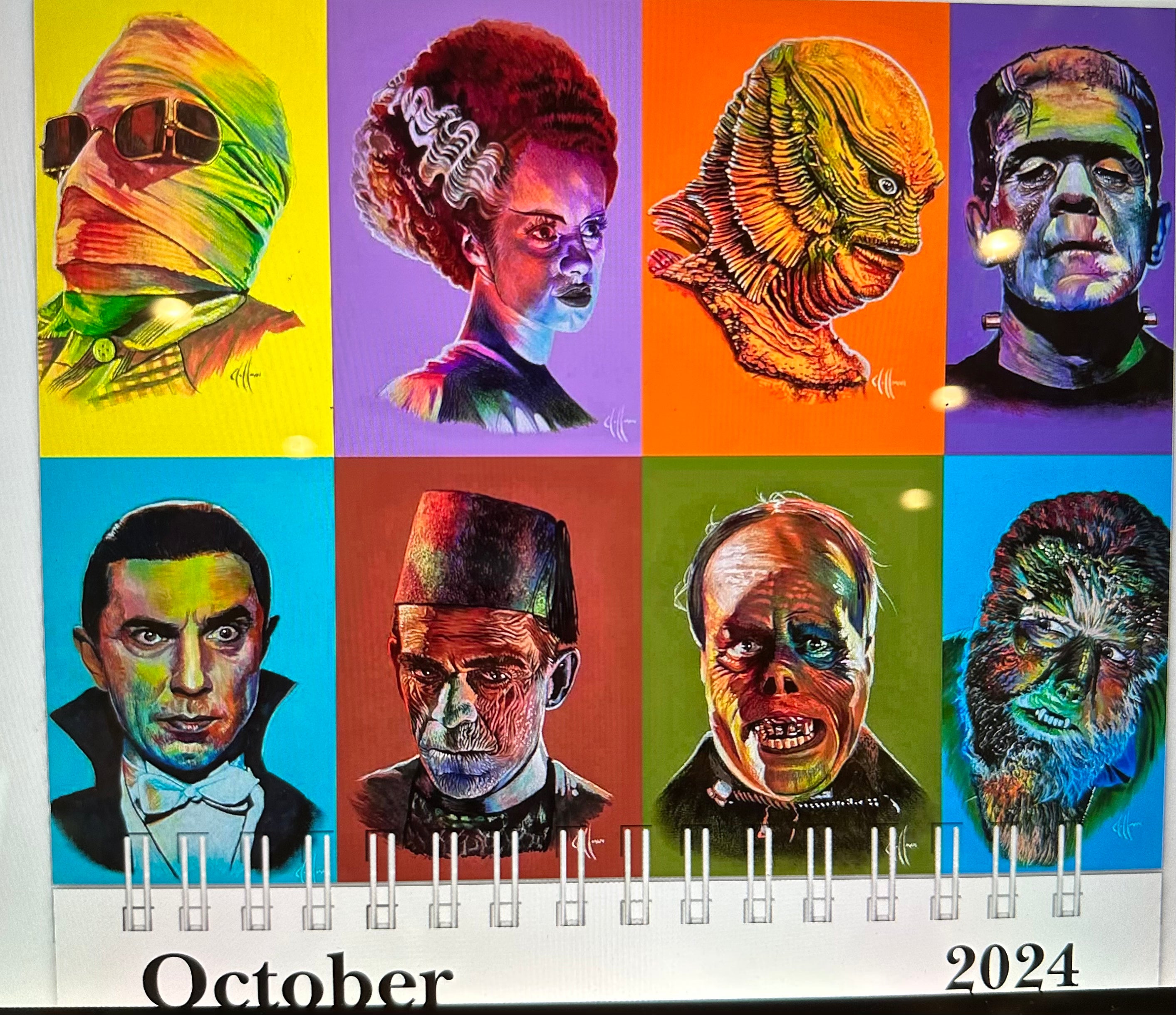 Chris Hoffman Art Calendar 2024