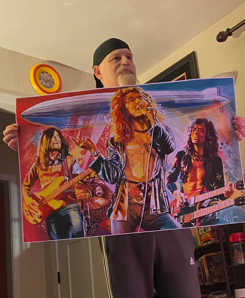 Led Zeppelin Bring it home Wall Art