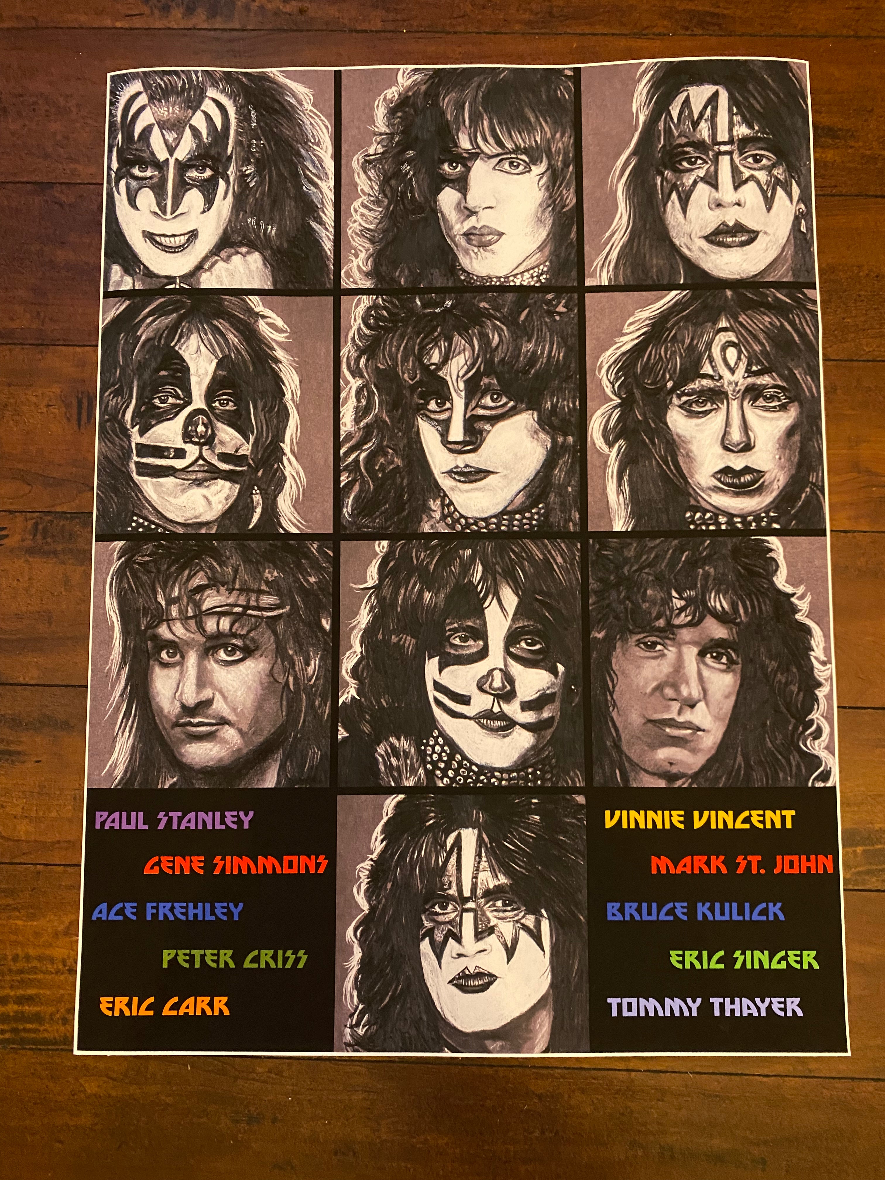 50 Years of KISS Wall Art