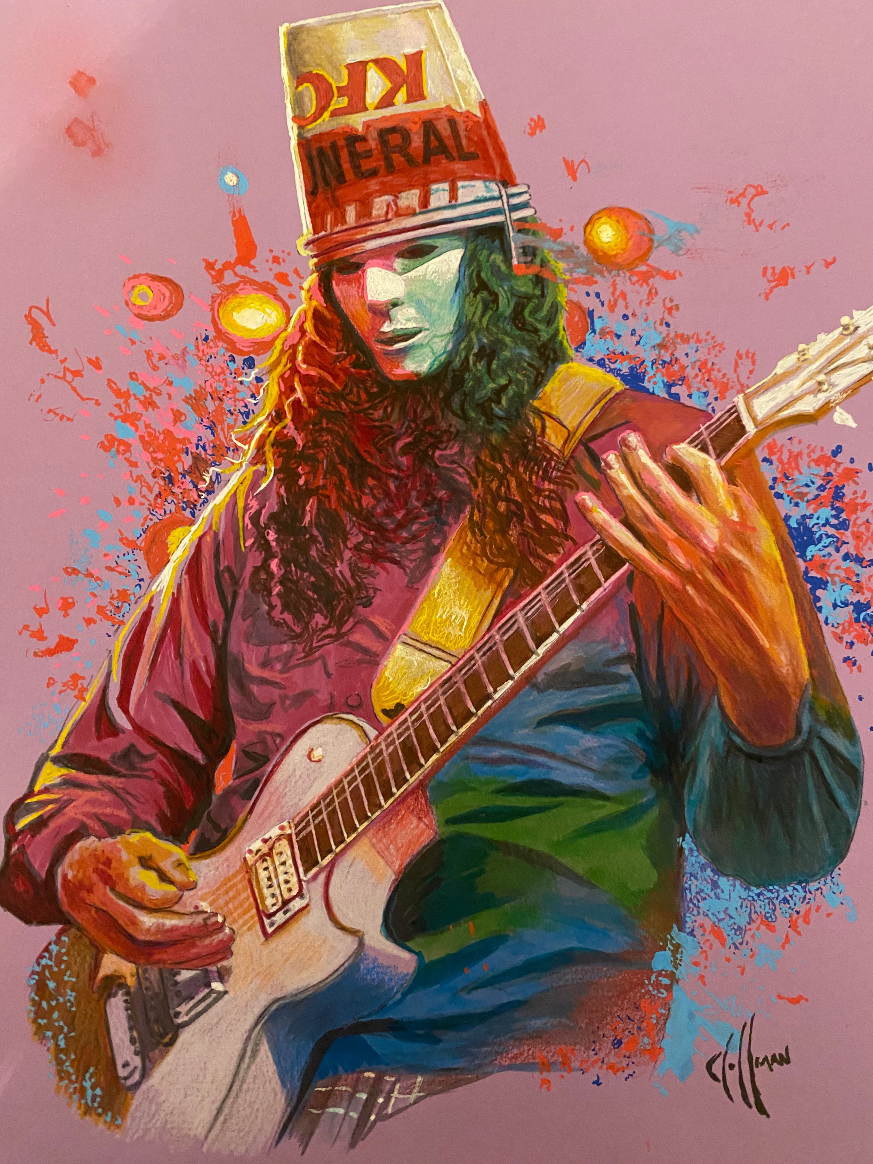 Buckethead Wall Art