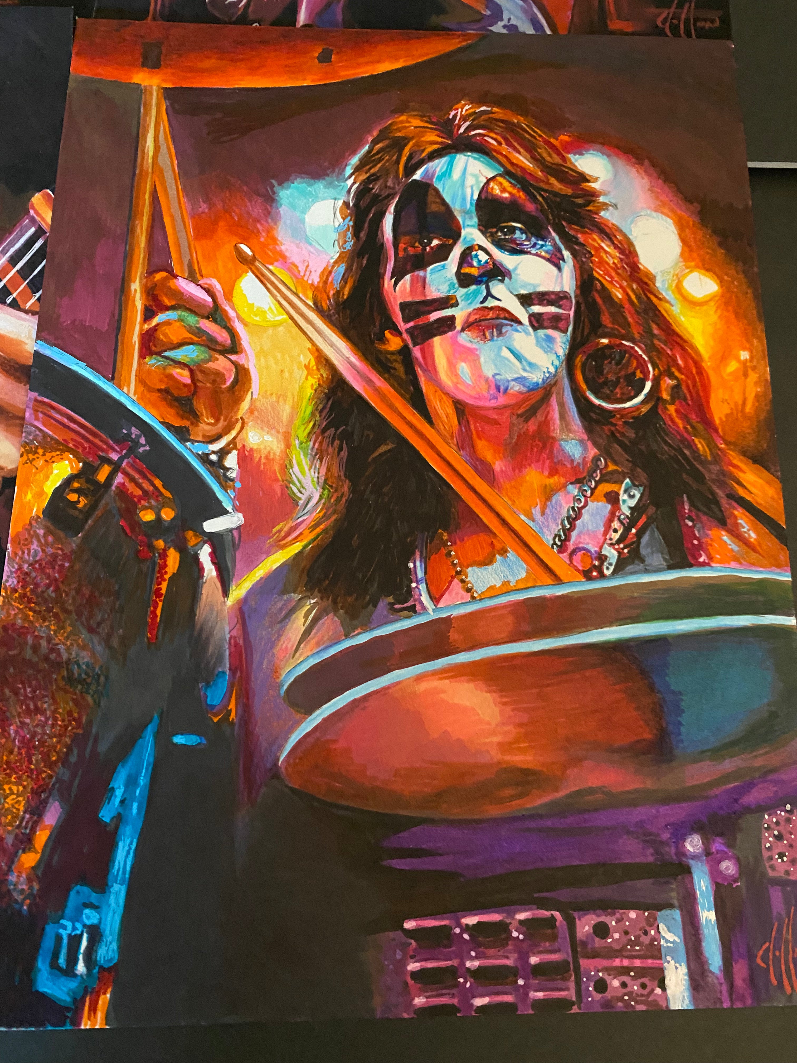 Peter Criss Black Diamond Wall Art