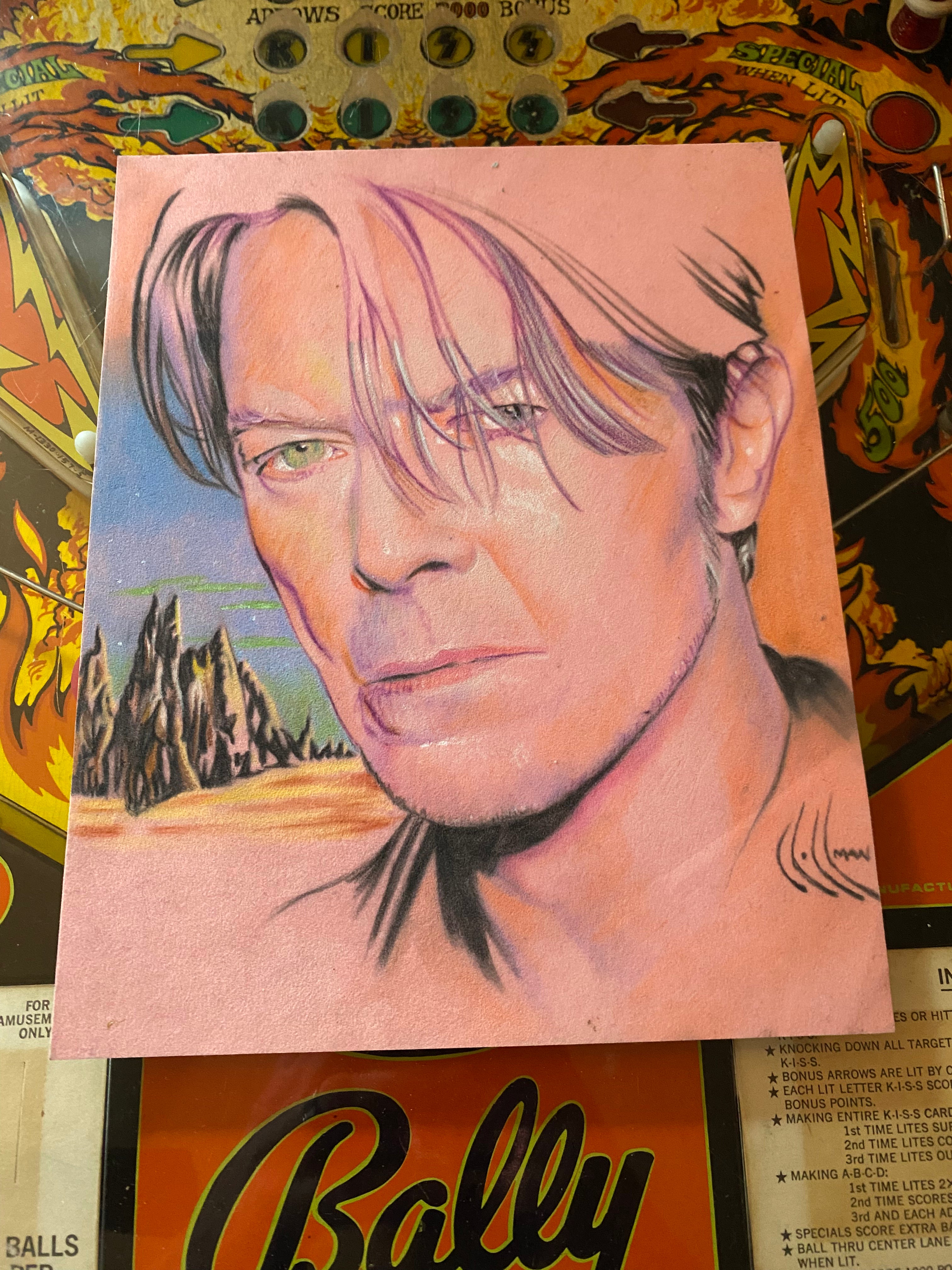 Bowie ORIGINAL drawing