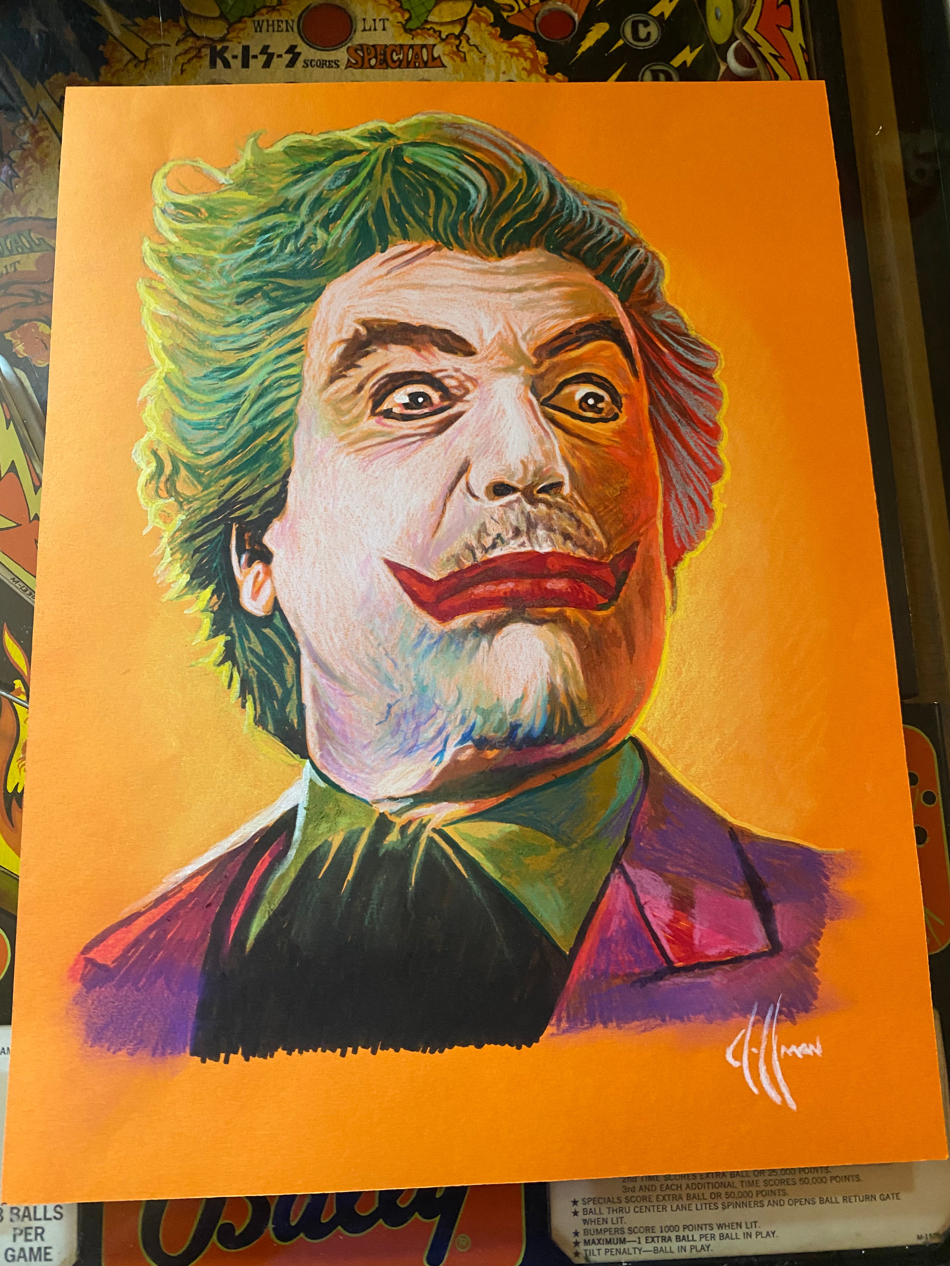 Cesar Romeo Joker Original Art