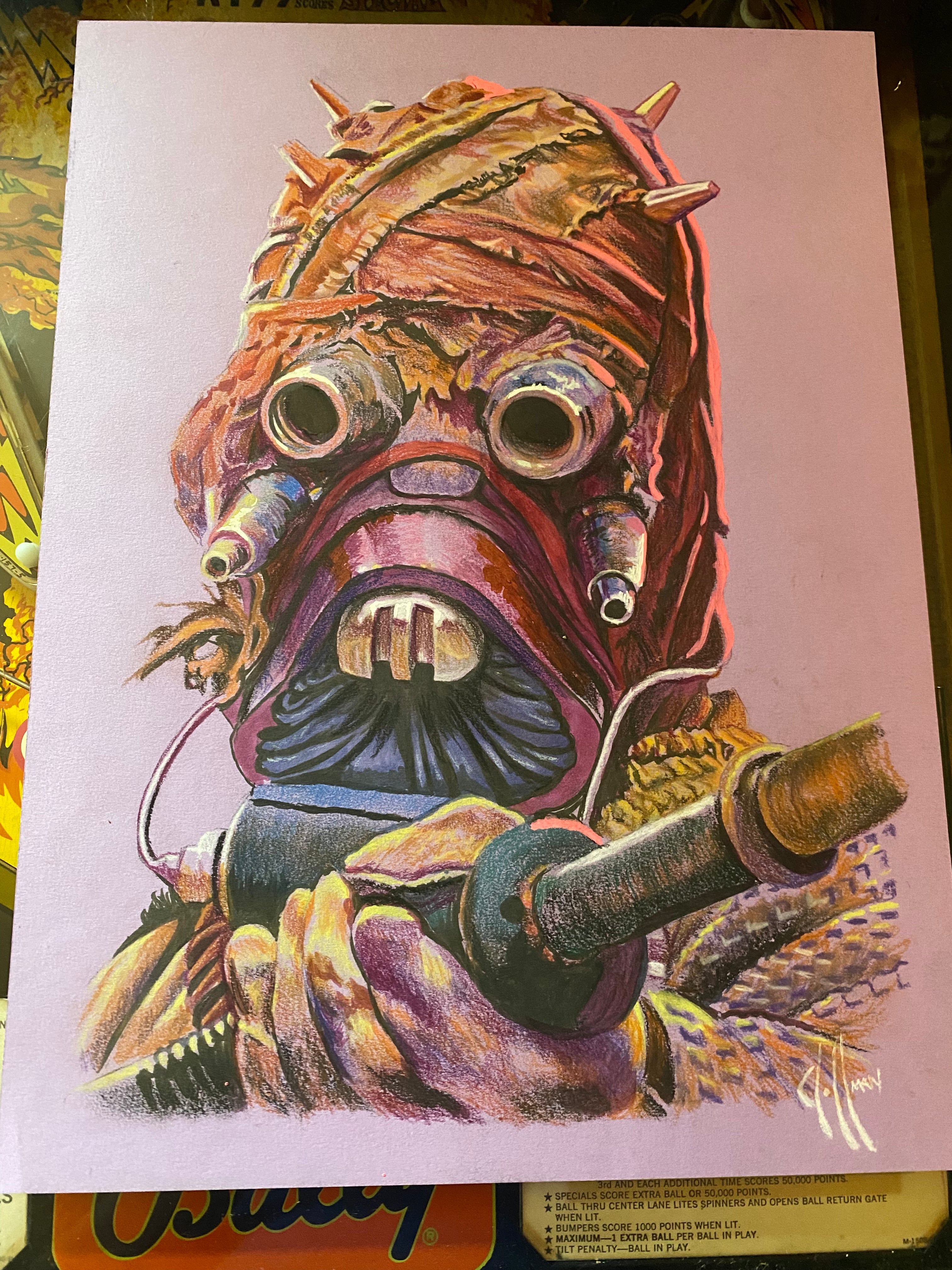 Tusken Raider ORIGINAL drawing