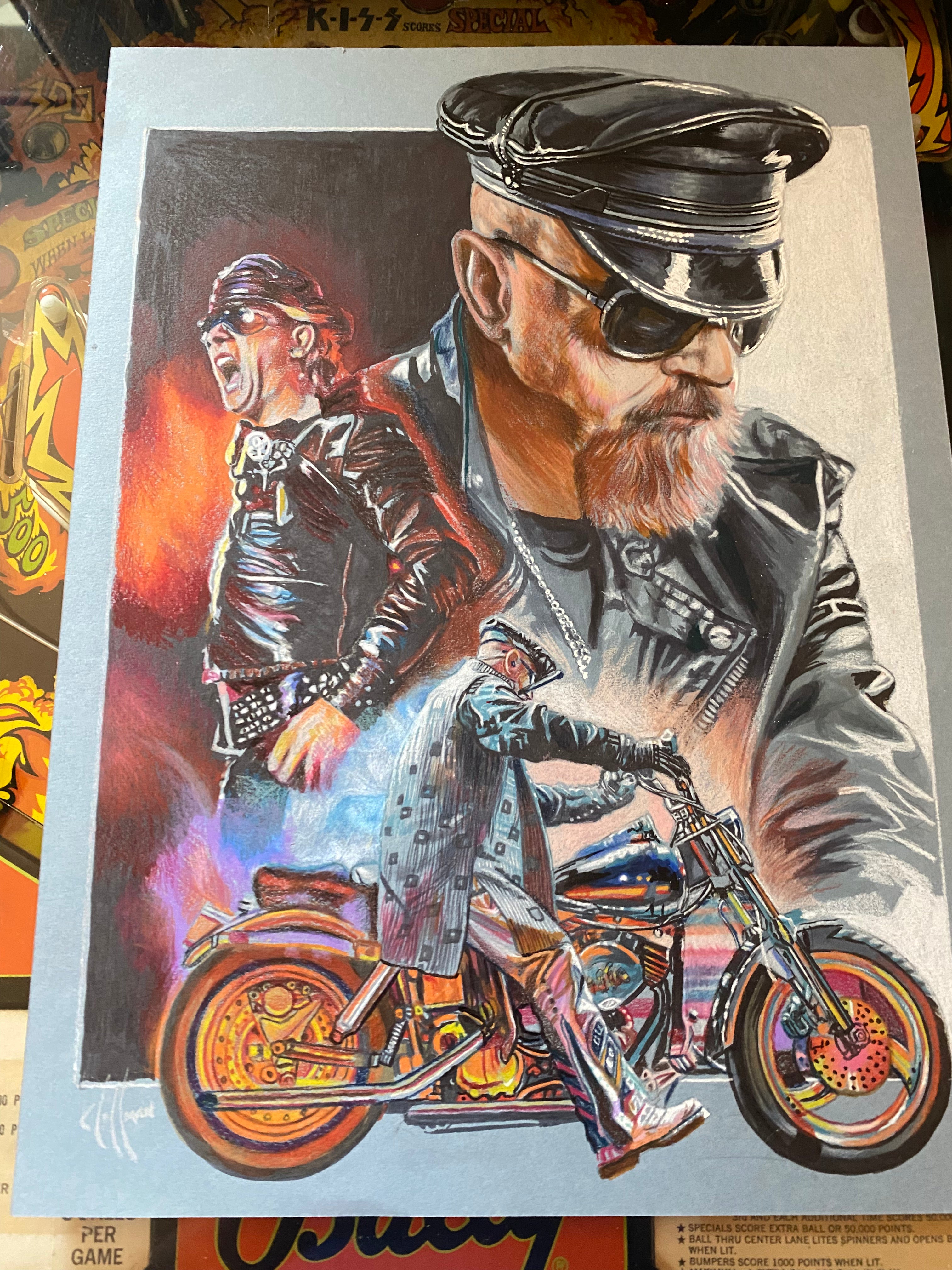 Metal God ORIGINAL Drawing