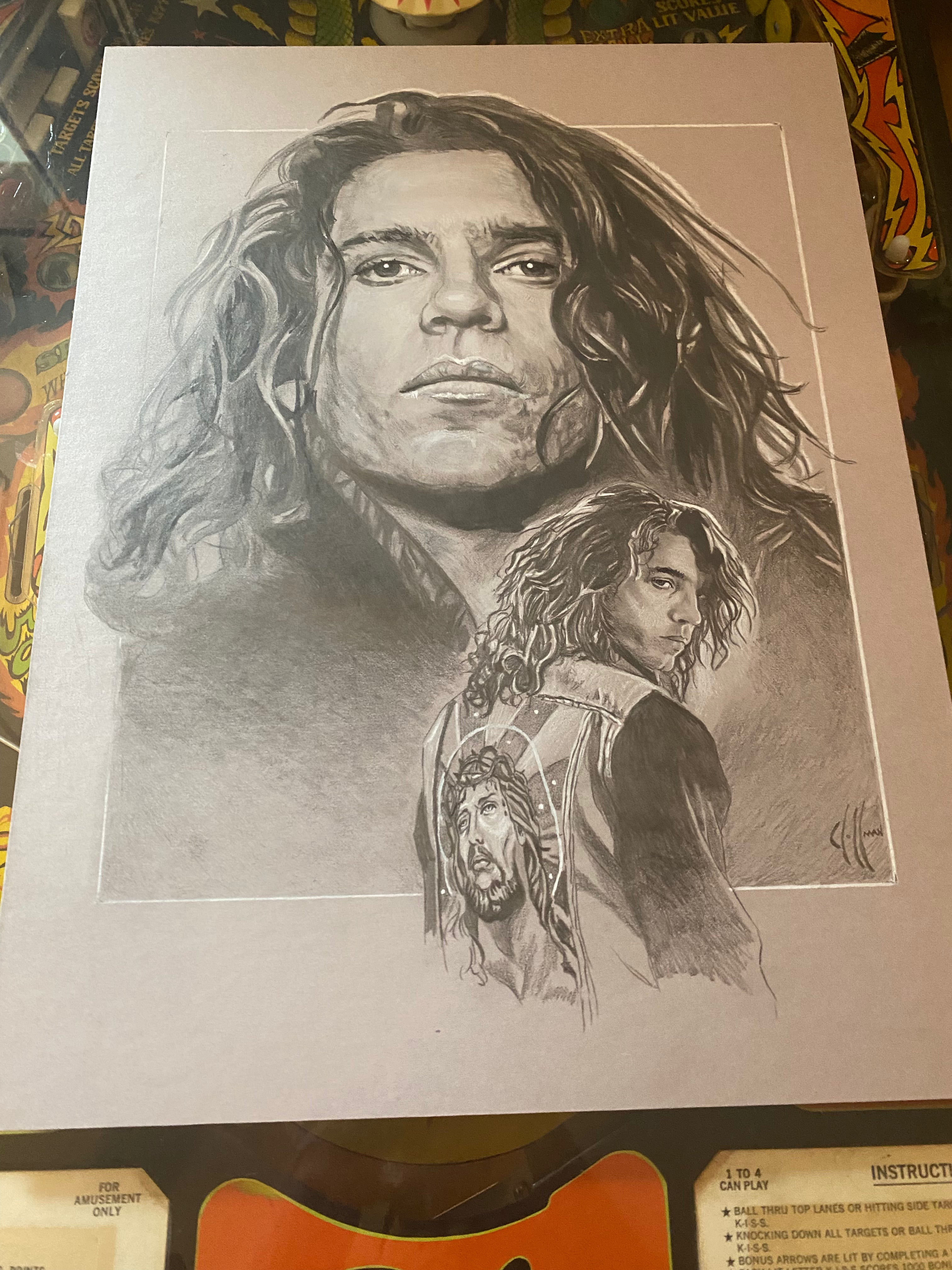 Michael Hutchence Original Wall Art