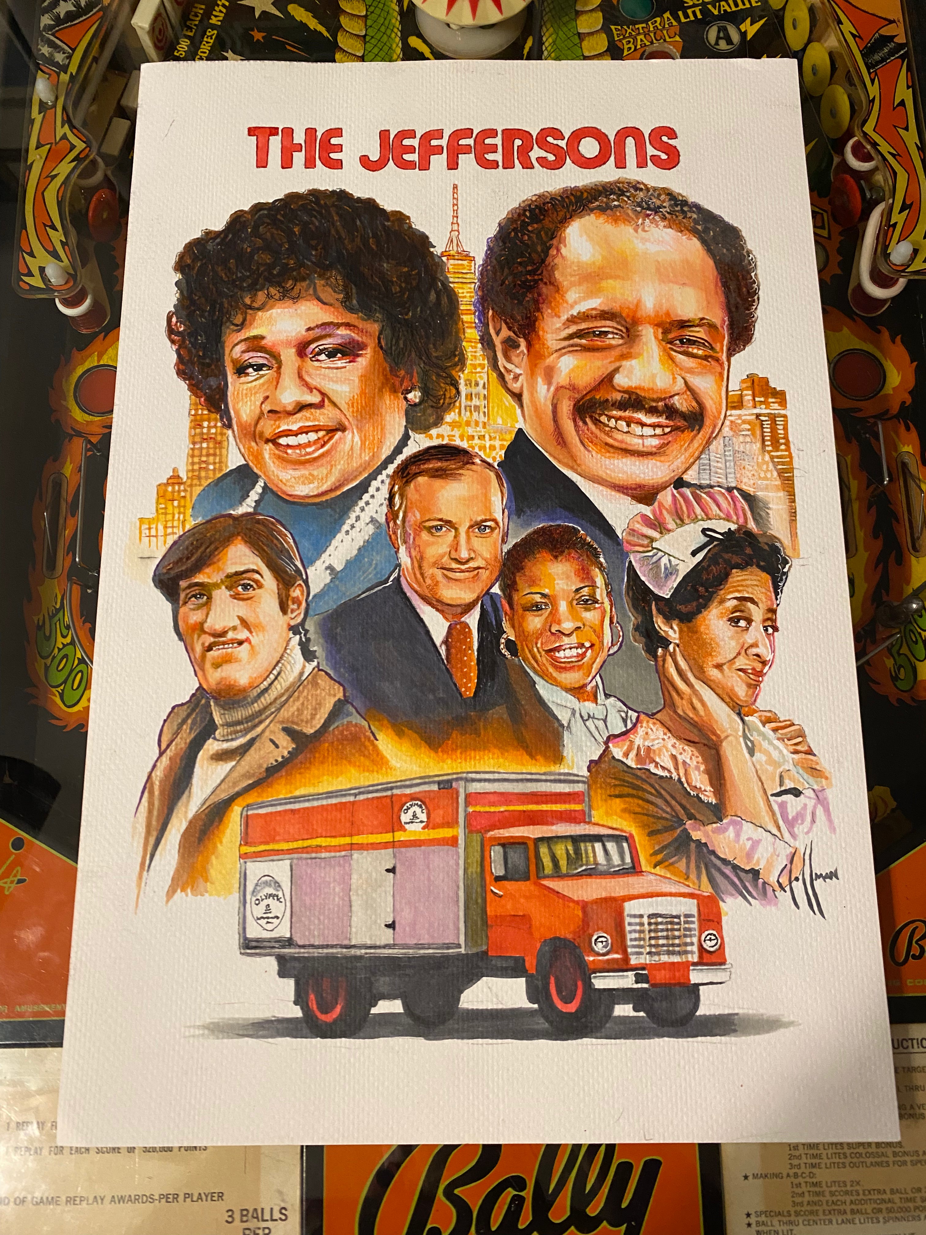 The Jeffersons Original Artwork