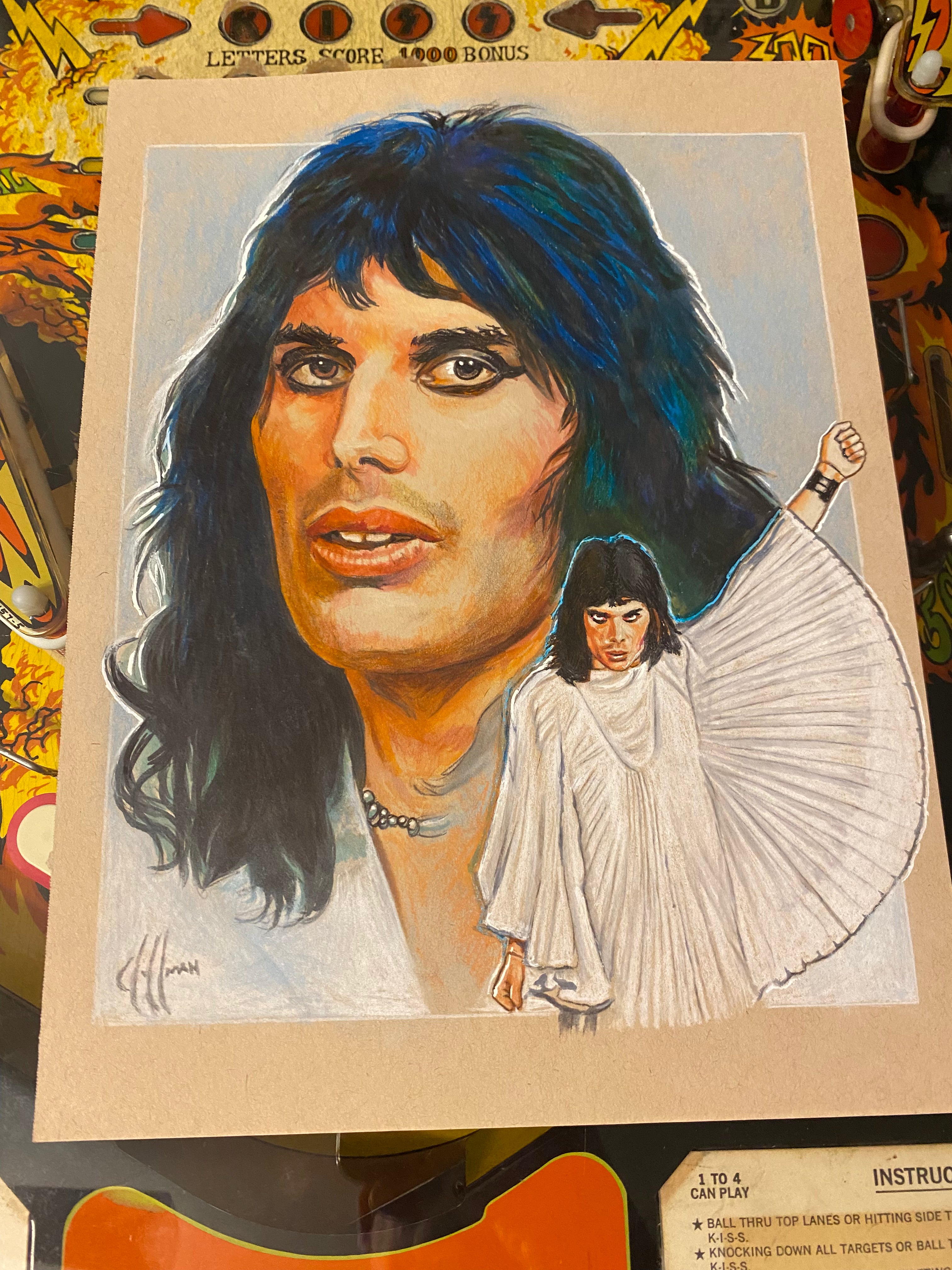 Freddie Mercury Original Art Wall Decor