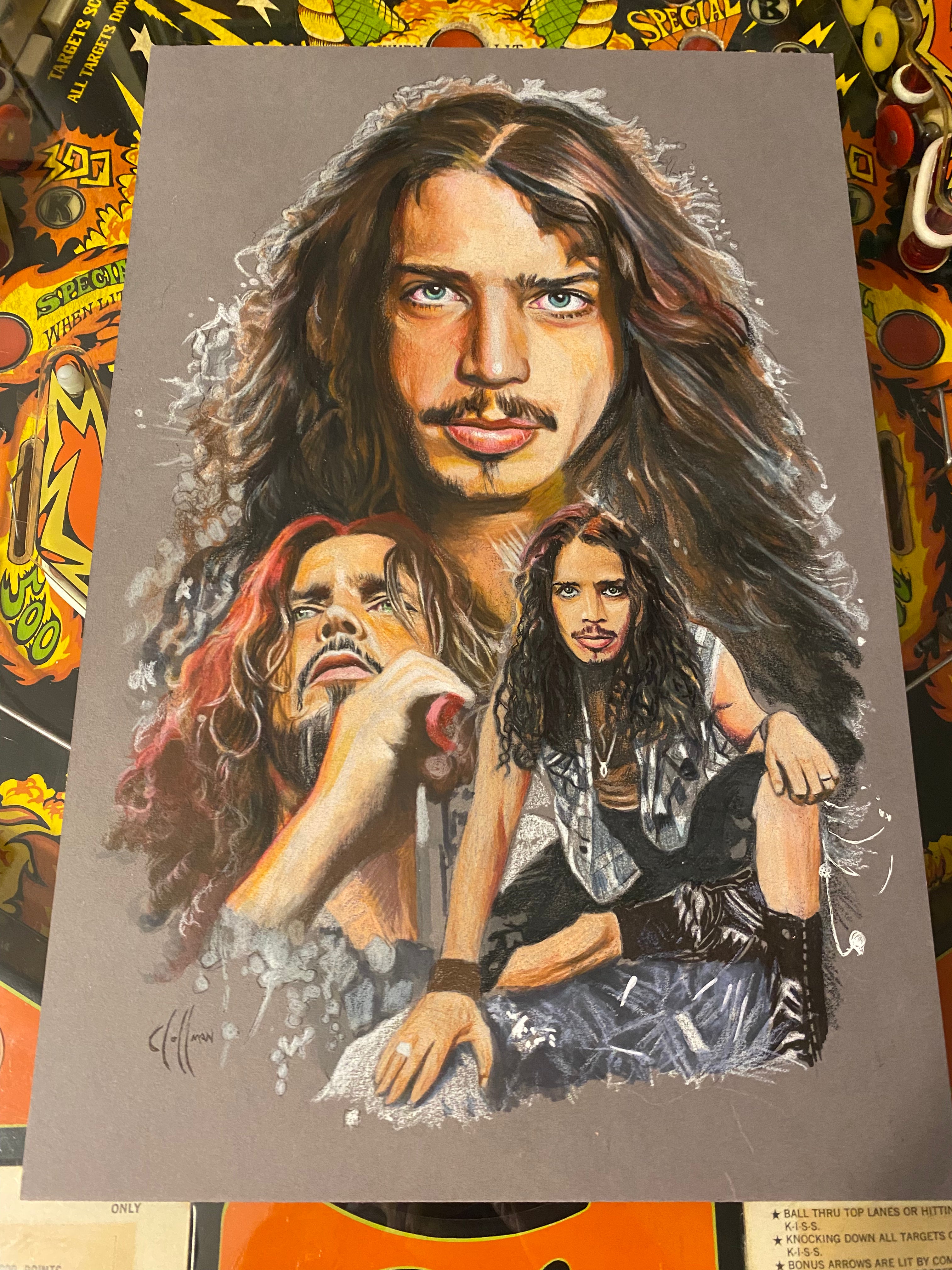 Chris Cornell ORIGINAL Drawing