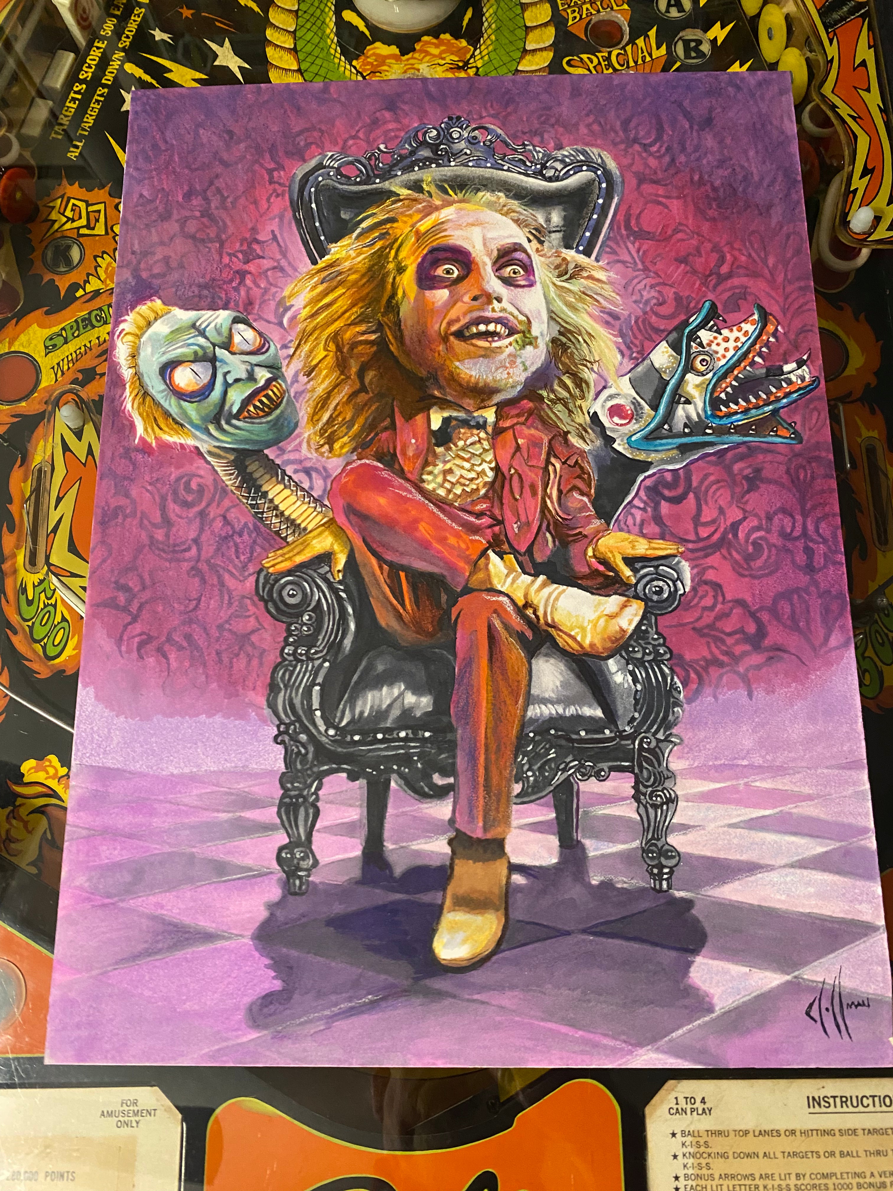Beetlejuice ORIGINAL Drawing
