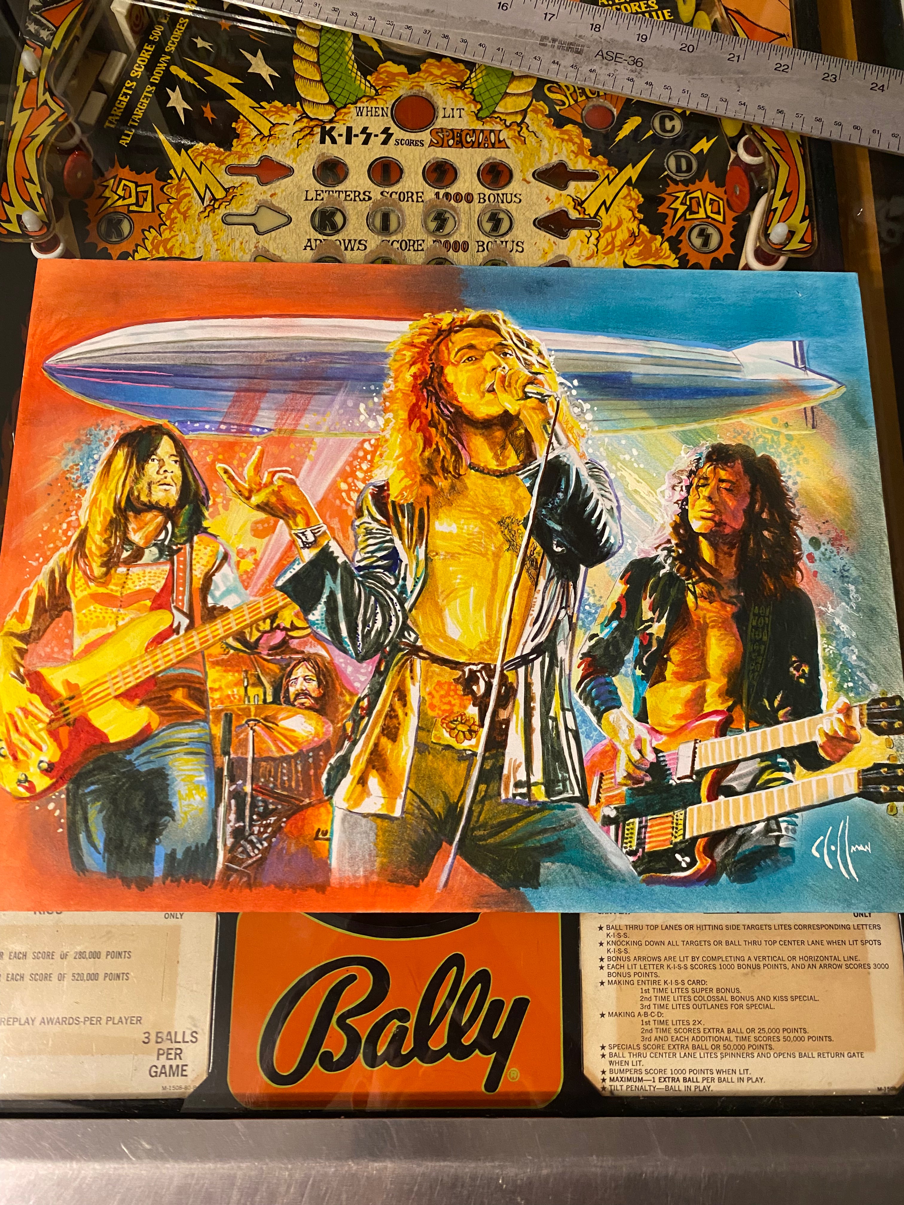Led Zeppelin Original Artwork by Chris Hoffman Art
