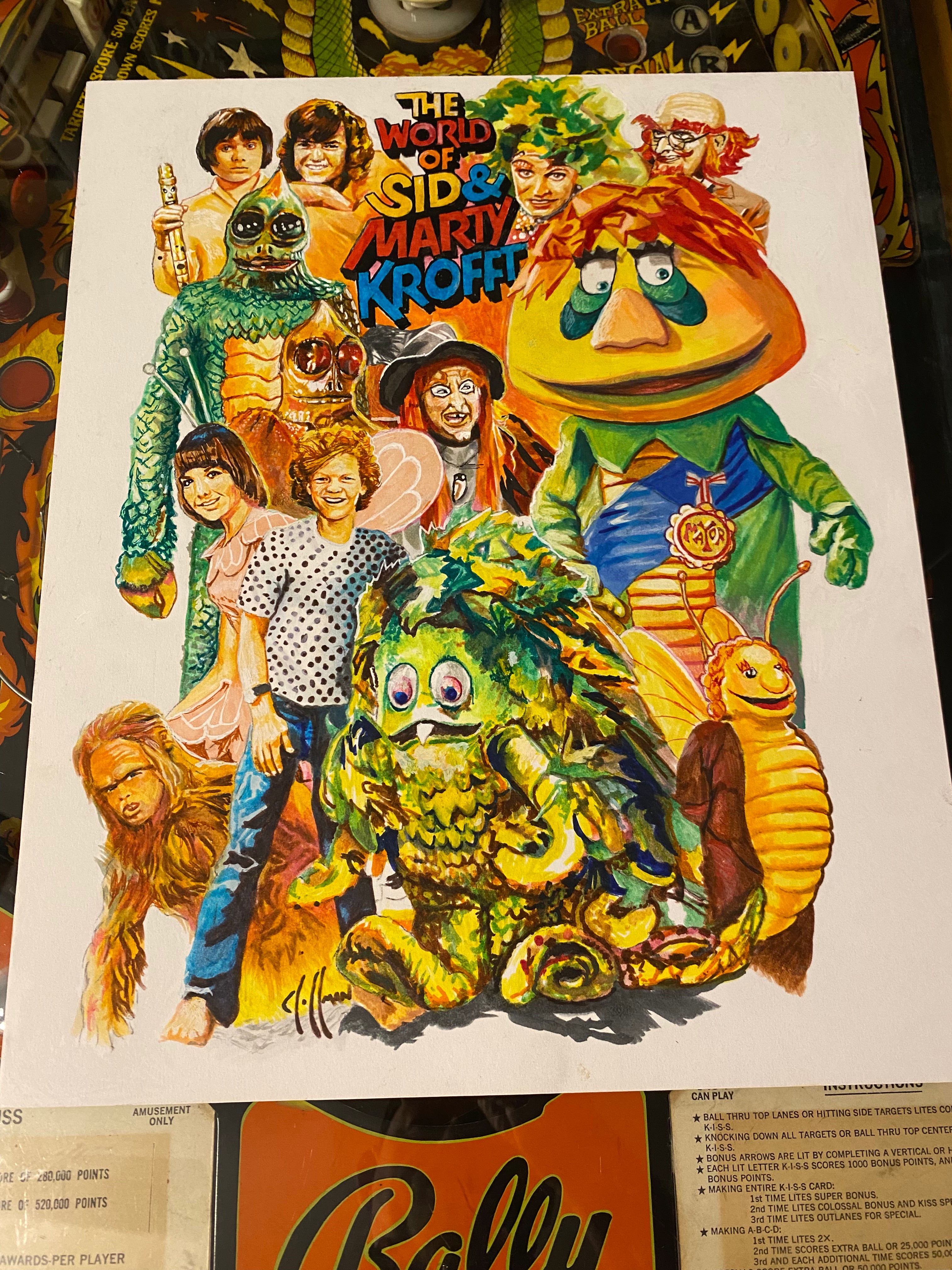 Sid & Marty Krofft Original Wall Art