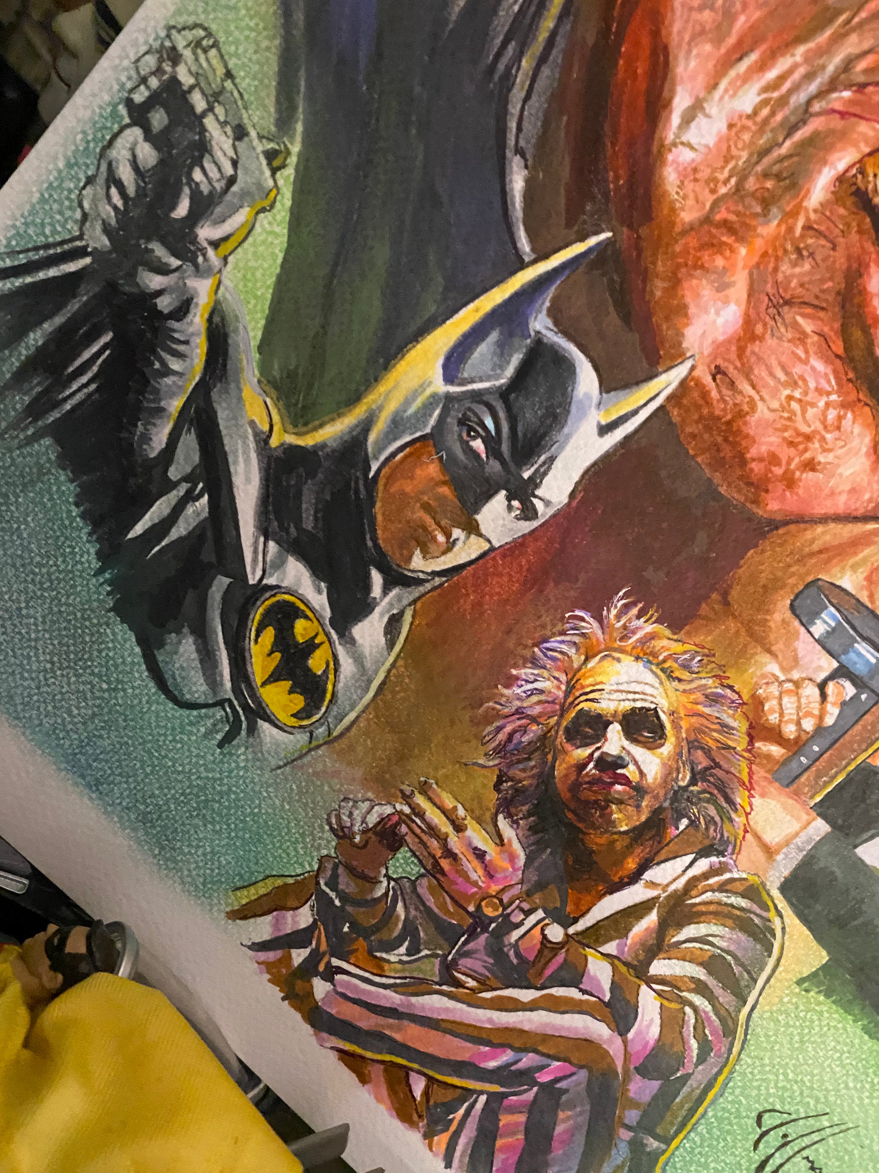 Michael Keaton Collage Wall Art