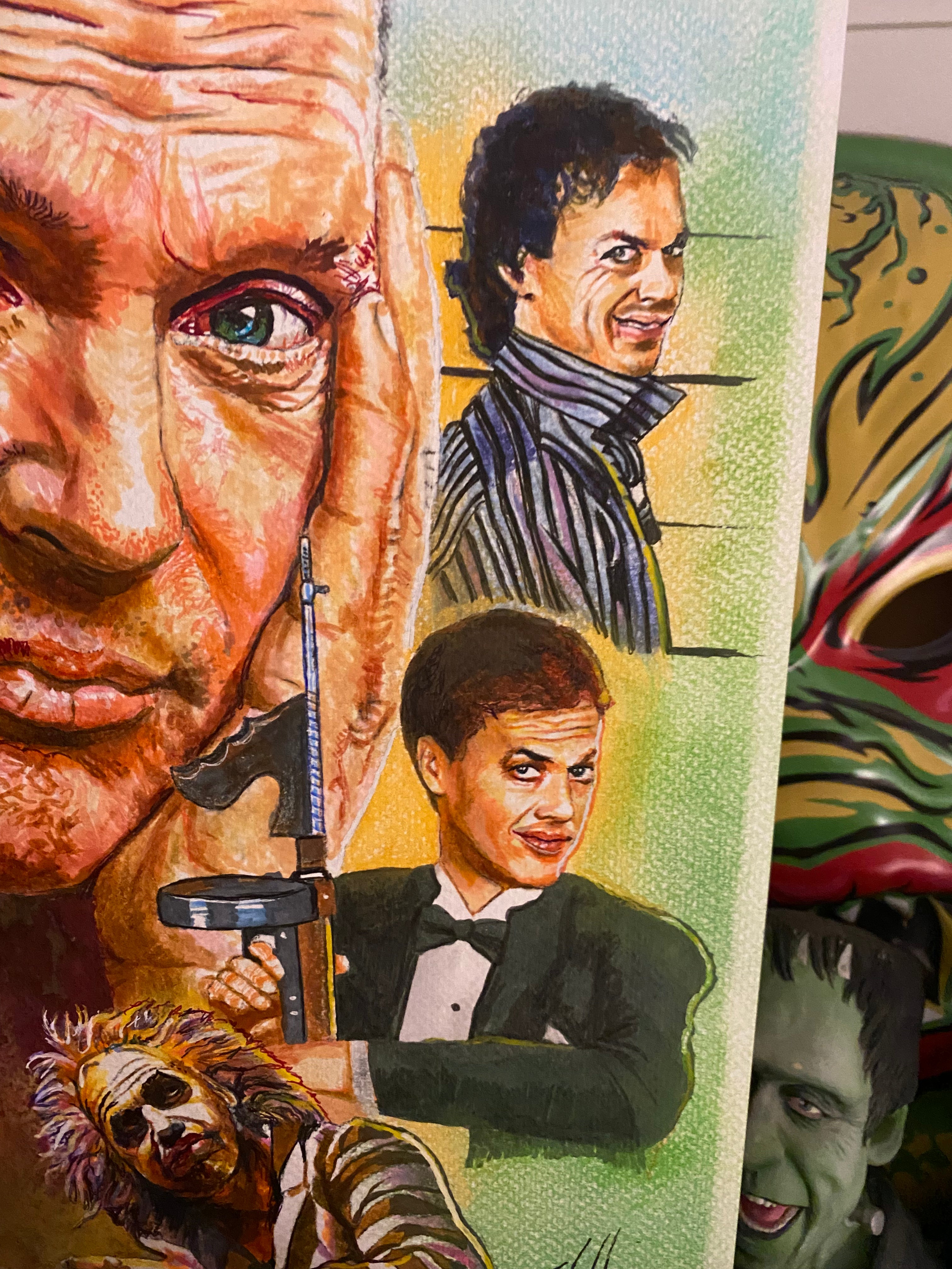Michael Keaton Collage Wall Art