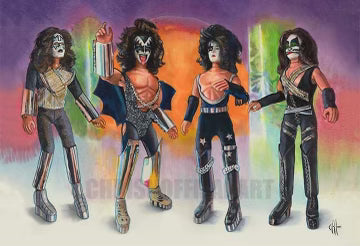 KISS Mego Wall Decor