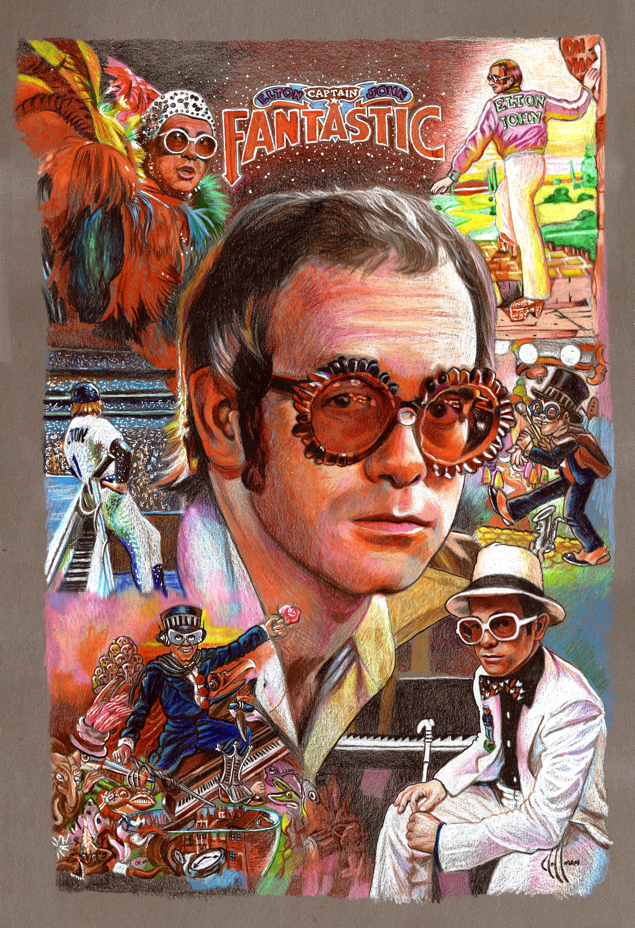 Elton John 520 piece puzzle