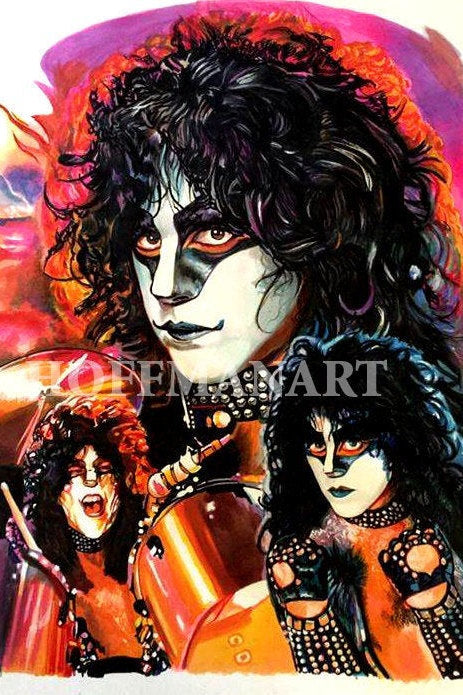 Eric Carr Collage Wall Art
