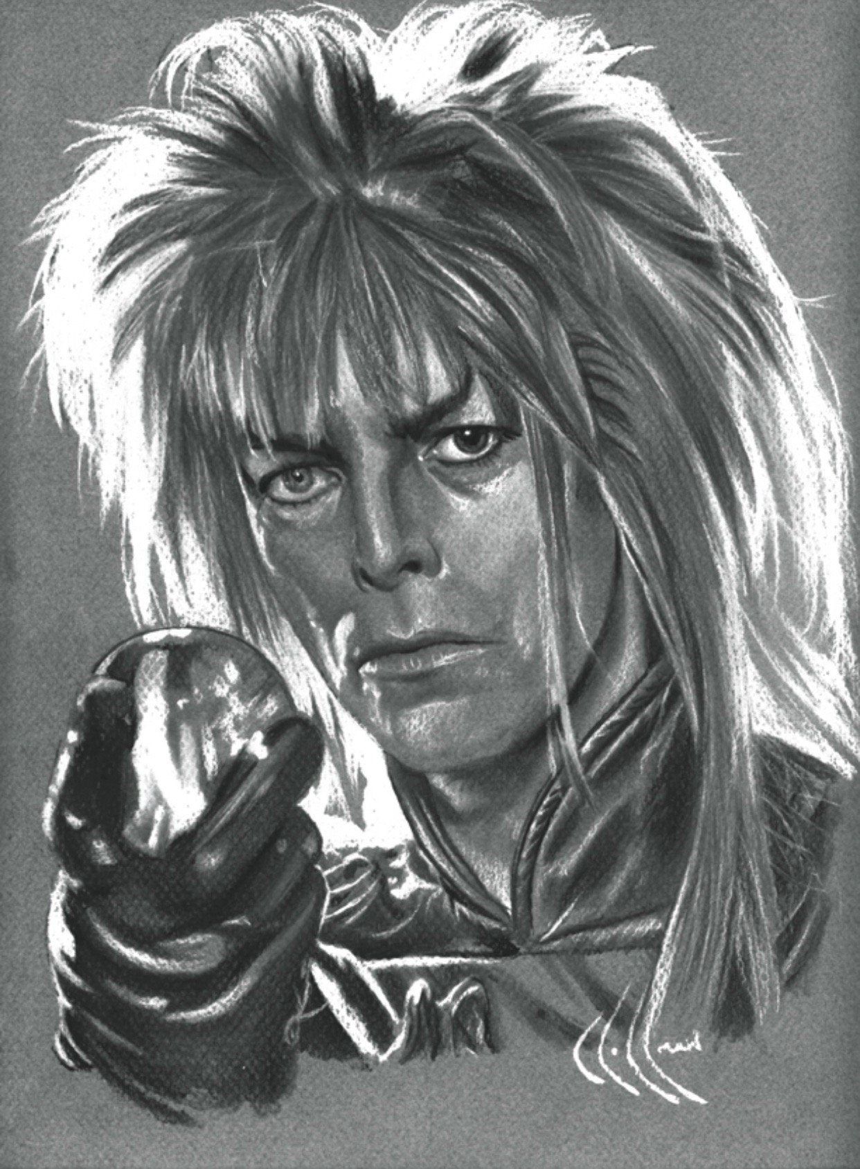 David Bowie Black & White Digital Prints