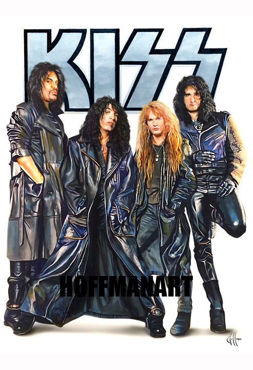KISS Dynasty Album 1979 Drawing Prints