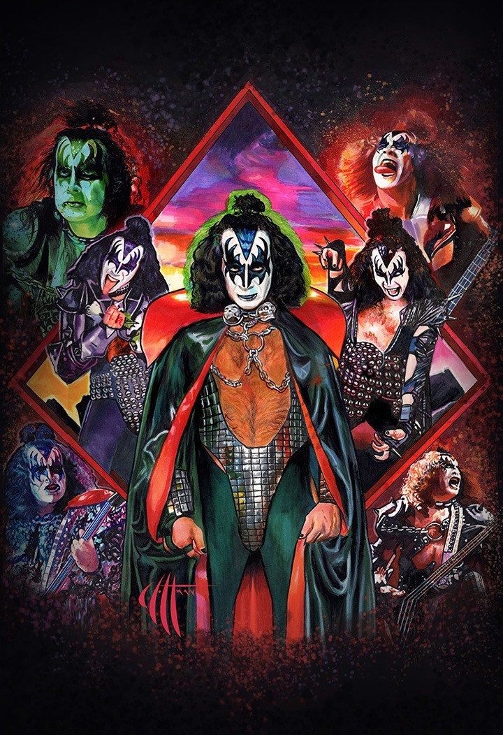 Various Poses of The Demon Band Collage
