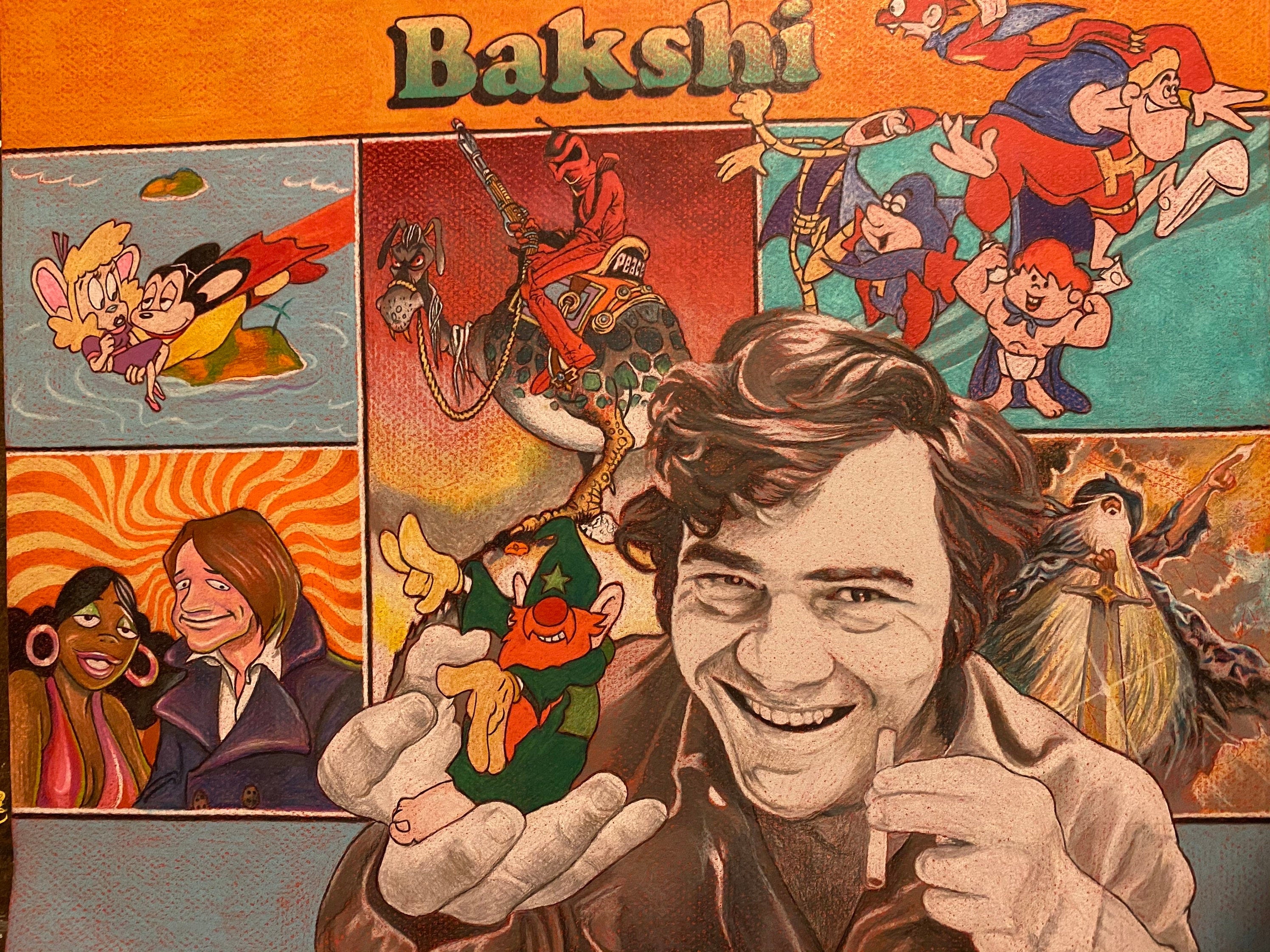 Early Period of Movie Director Ralph Bakshi Original Drawing Artworks