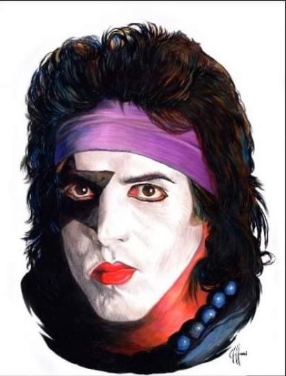 KISS Paul Stanley Elder Wall Art