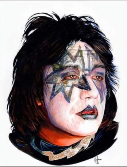 KISS Ace Frehley Elder Wall Art