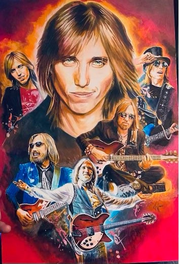 Tom Petty Music Artists Collage Masterpiece
