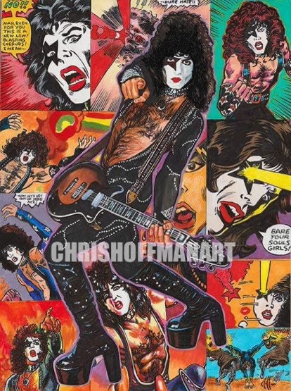 KISS Paul Stanley Wall Art