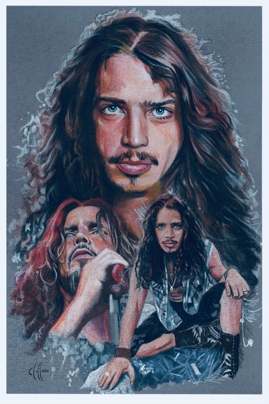 Chris Cornell of Soundgarden 1,014 piece puzzle