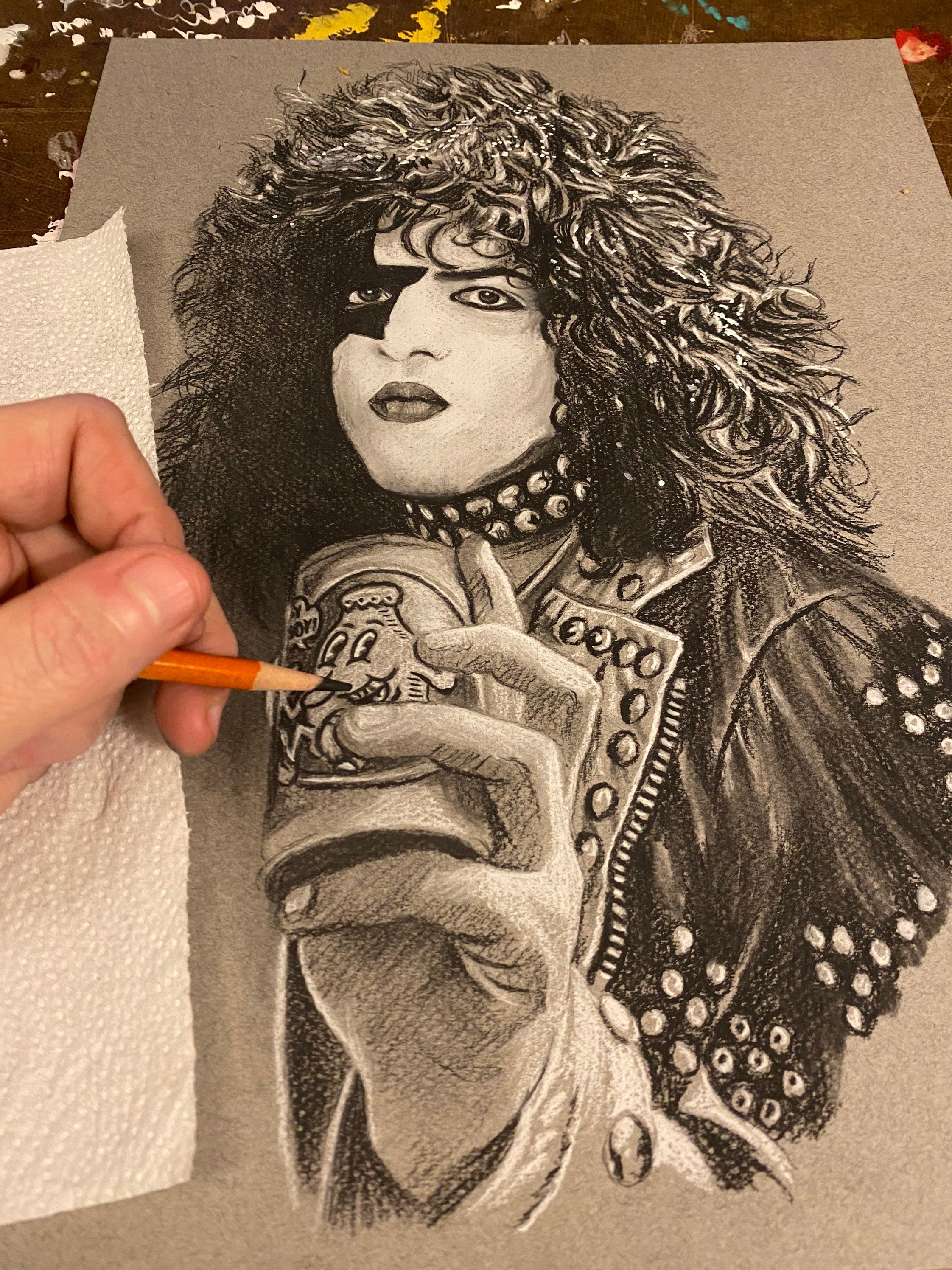 KISS Paul Stanley Boy Howdy Wall Art