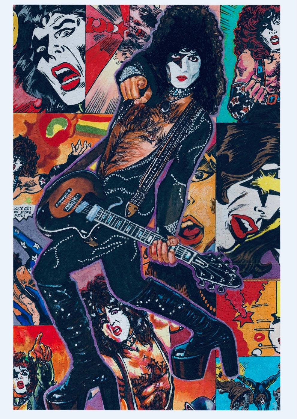 Paul Stanley of KISS 1,014 Piece Puzzle