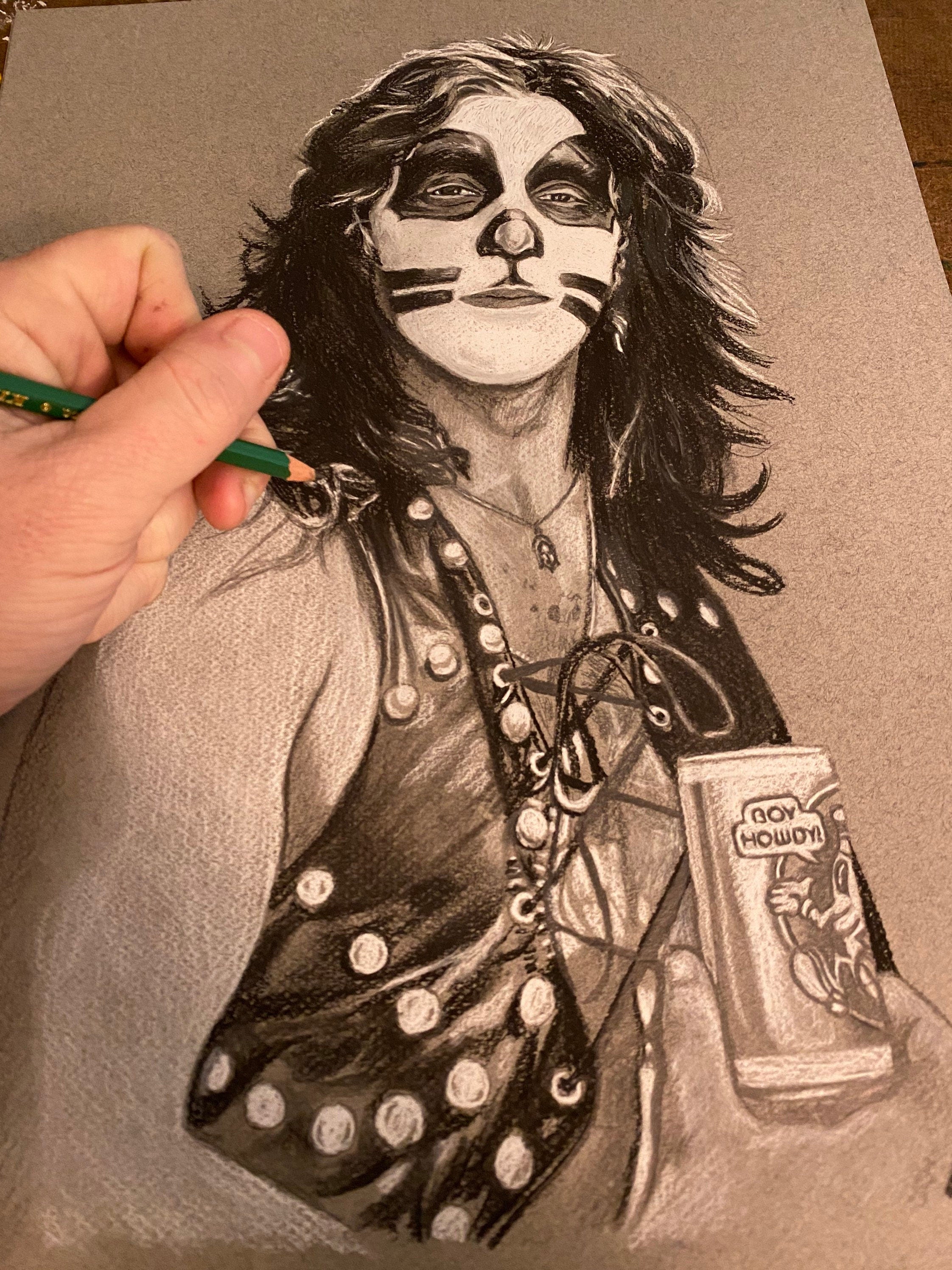 KISS Peter Criss Boy Howdy Wall Art