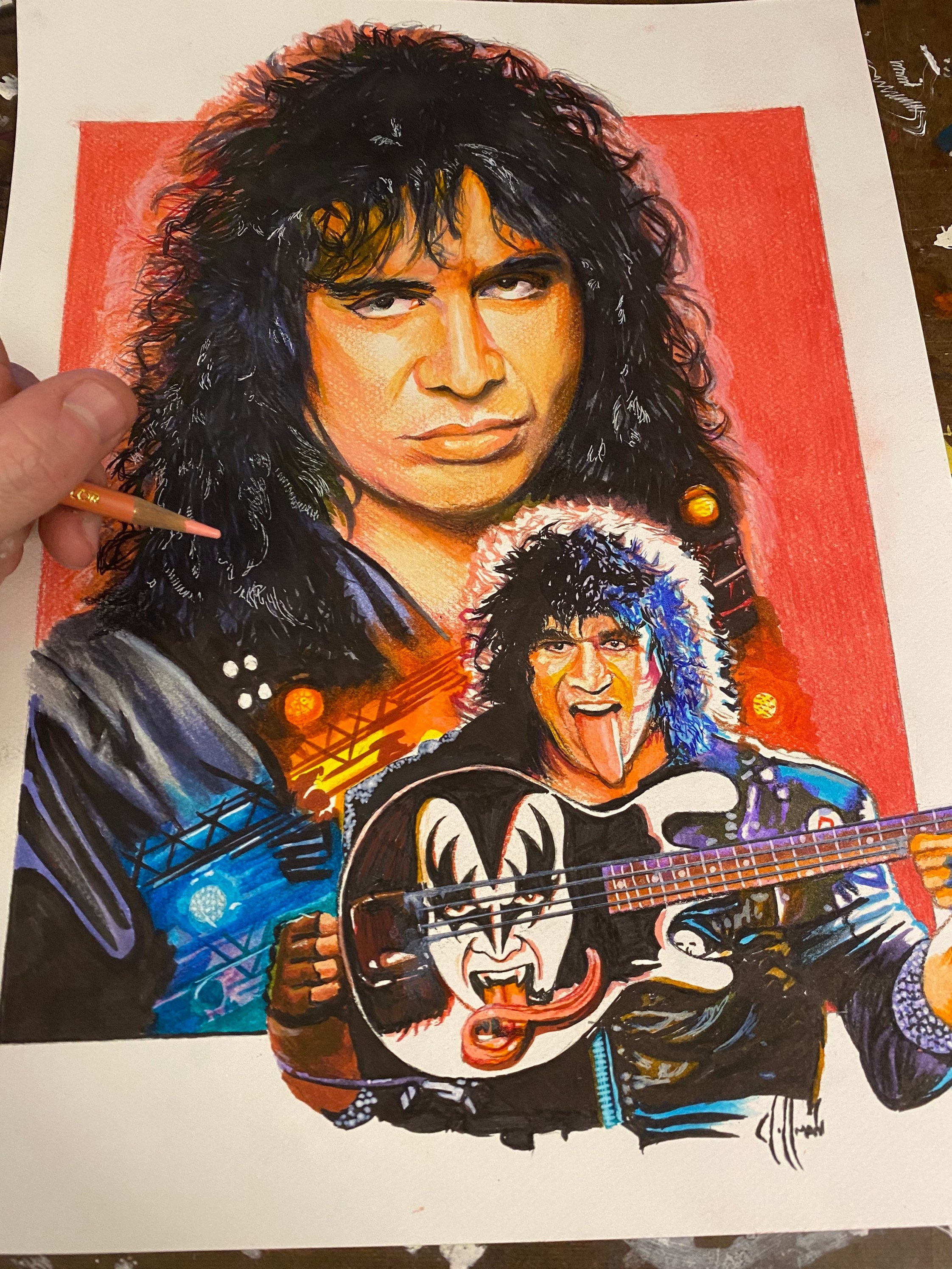 Unmasked Series Music Artist Drawings