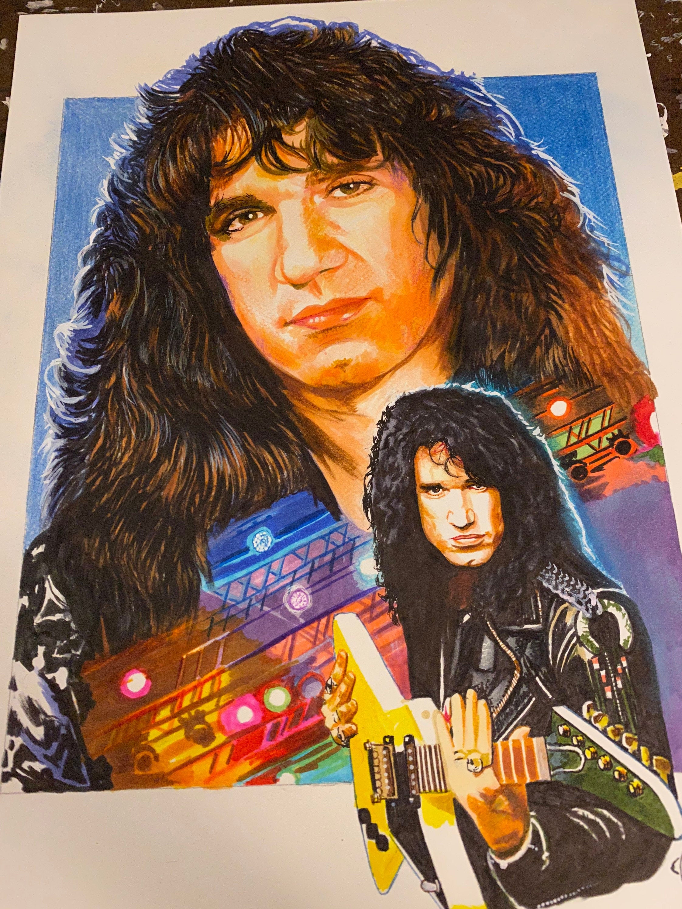 Unmasked Series Music Artist Drawings