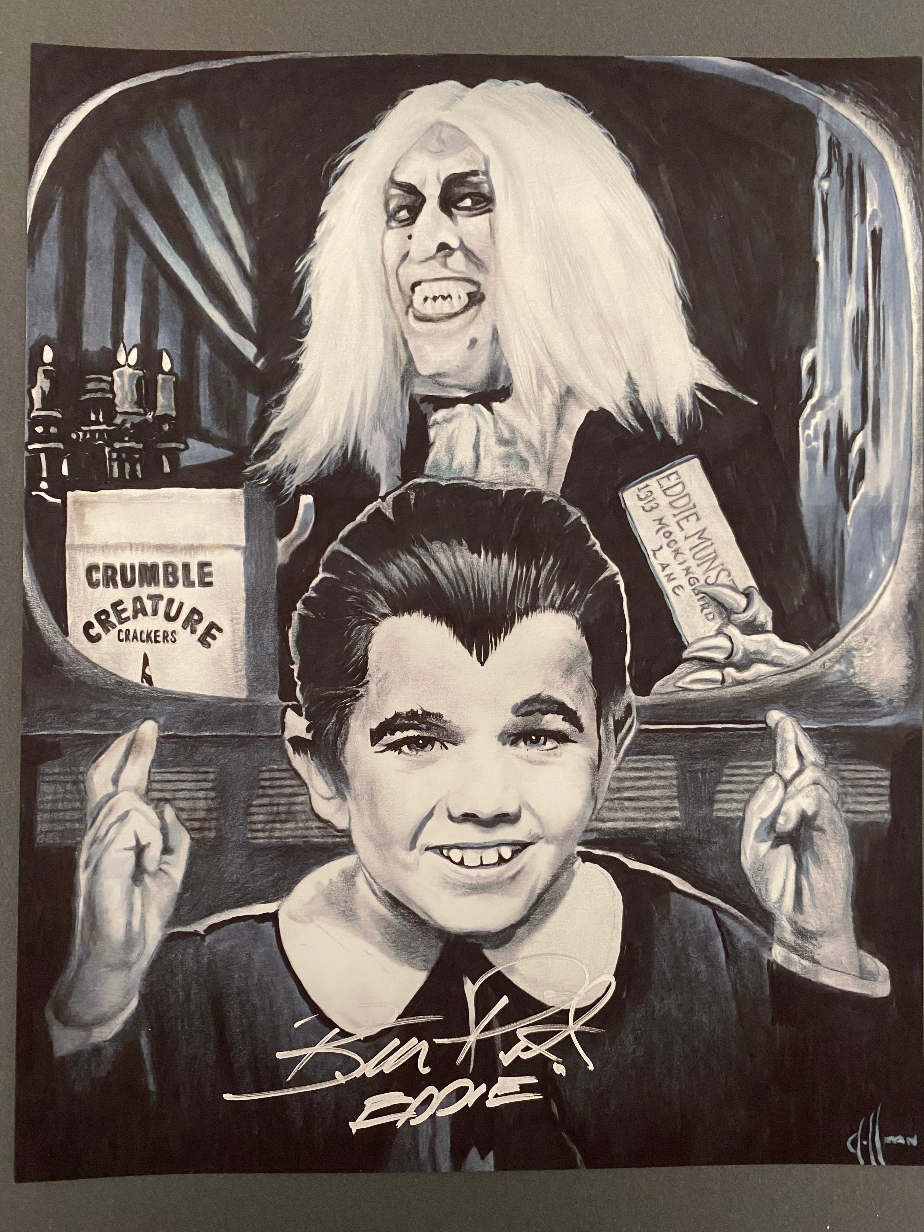 Eddie And Zumbo Wall Art Signed by Butch Patrick