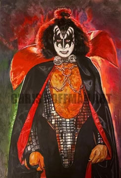 KISS Gene Simmons Wall Art