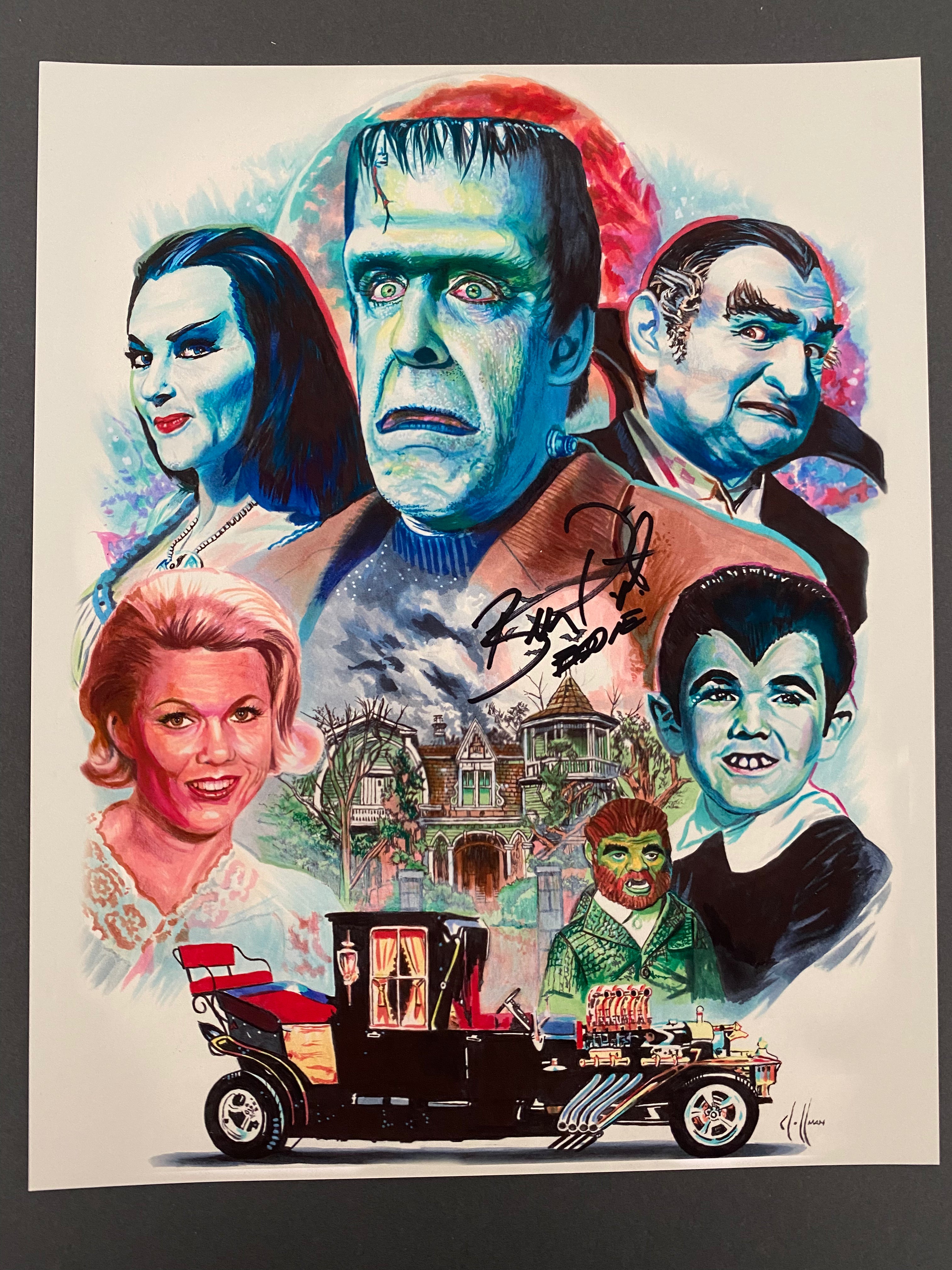Munsters signed by Butch Patrick